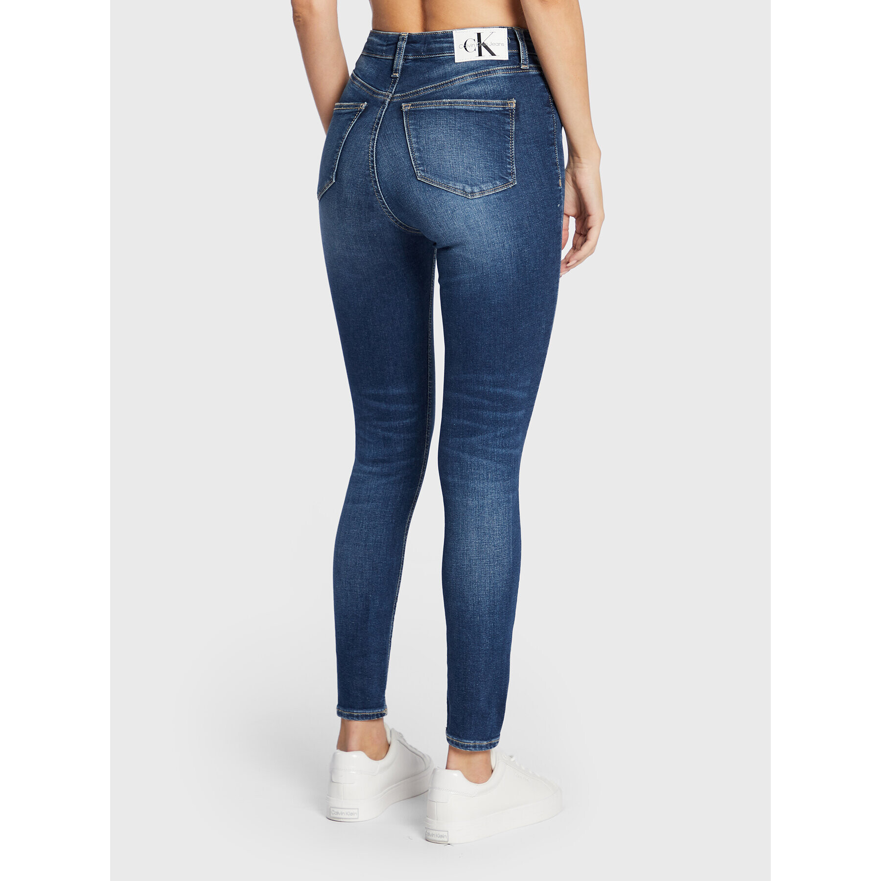 Calvin Klein Jeans Džínsy J20J219509 Modrá Super Skinny Fit - Pepit.sk