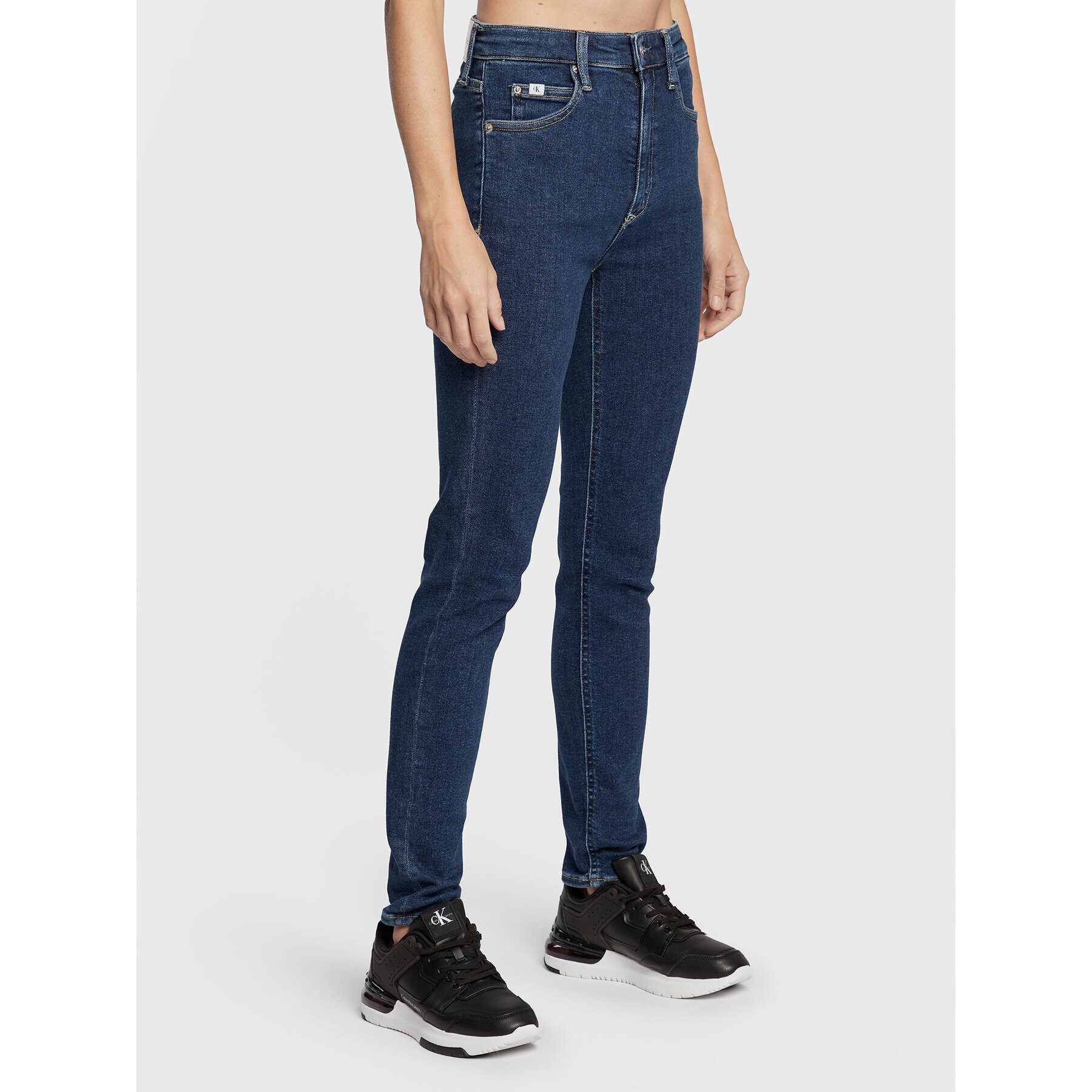 Calvin Klein Jeans Džínsy J20J219516 Modrá Skinny Fit - Pepit.sk