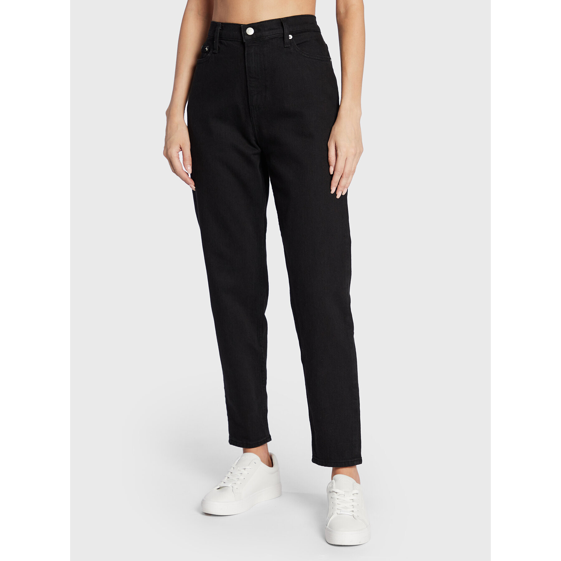 Calvin Klein Jeans Džínsy J20J219524 Čierna Mom Fit - Pepit.sk