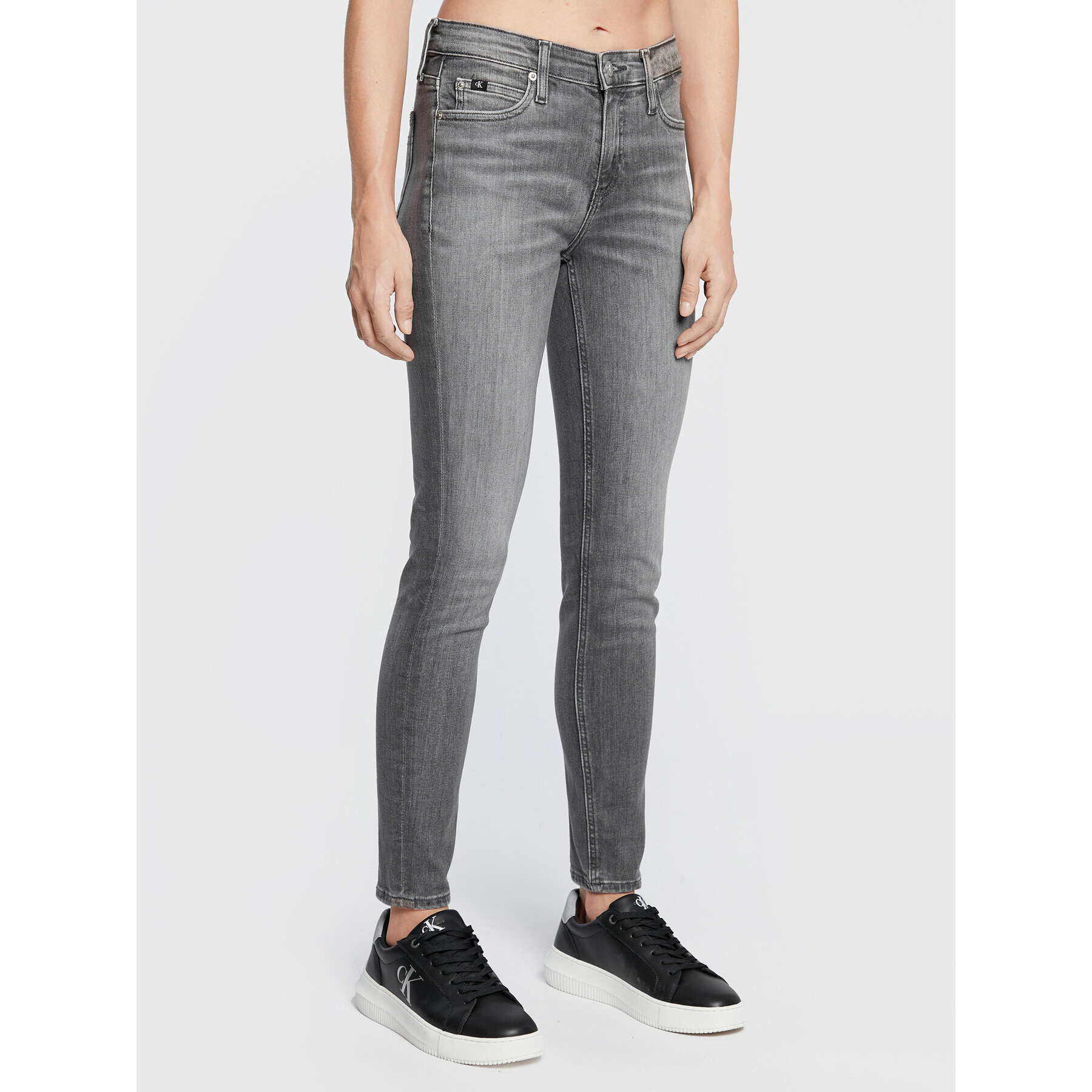 Calvin Klein Jeans Džínsy J20J219533 Sivá Skinny Fit - Pepit.sk