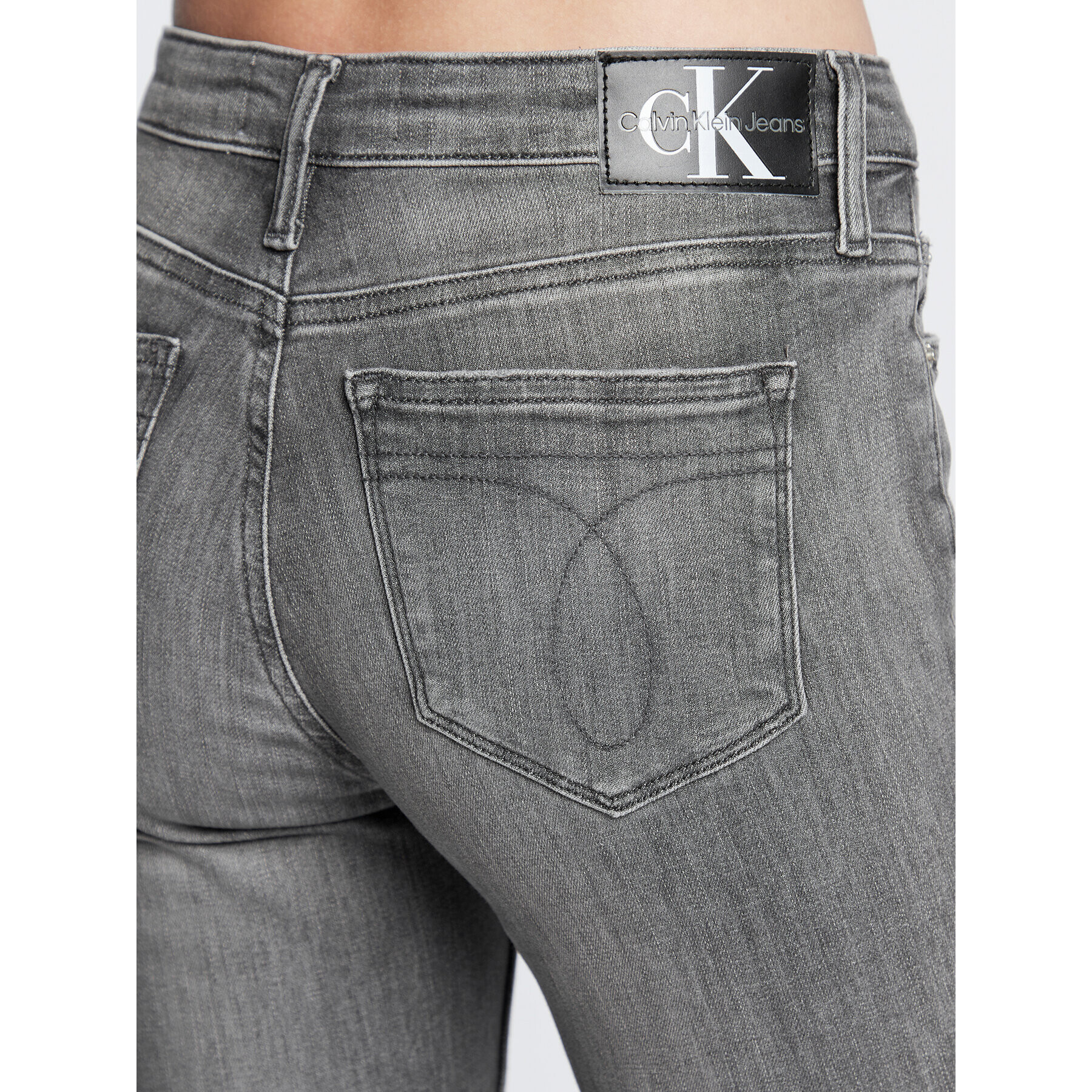 Calvin Klein Jeans Džínsy J20J219533 Sivá Skinny Fit - Pepit.sk