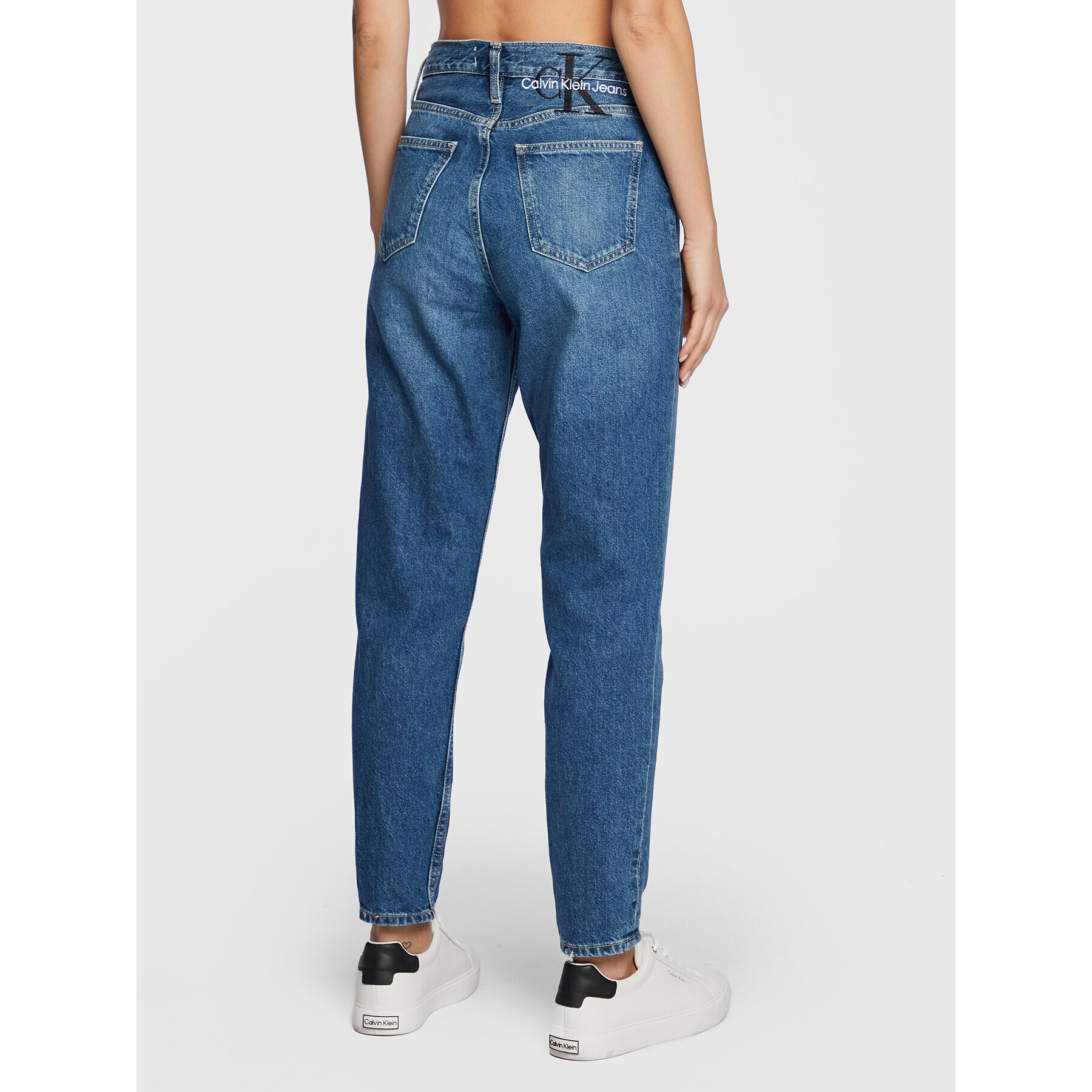 Calvin Klein Jeans Džínsy J20J220194 Modrá Mom Fit - Pepit.sk