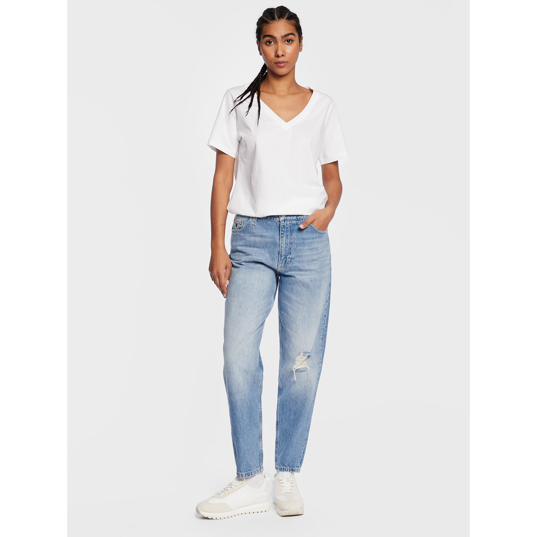 Calvin Klein Jeans Džínsy J20J220195 Modrá Regular Fit - Pepit.sk