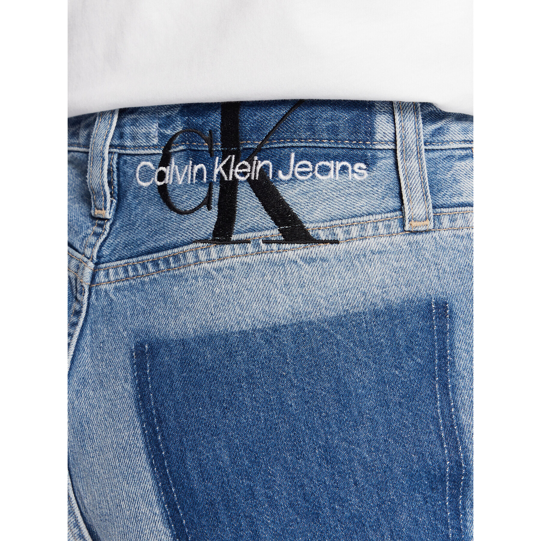 Calvin Klein Jeans Džínsy J20J220195 Modrá Regular Fit - Pepit.sk