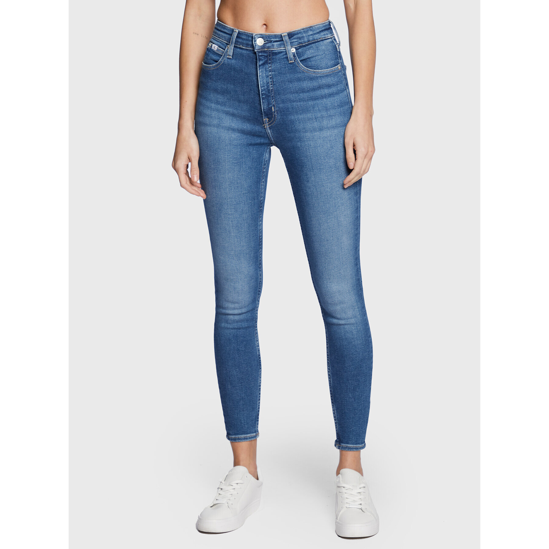 Calvin Klein Jeans Džínsy J20J220198 Modrá Skinny Fit - Pepit.sk