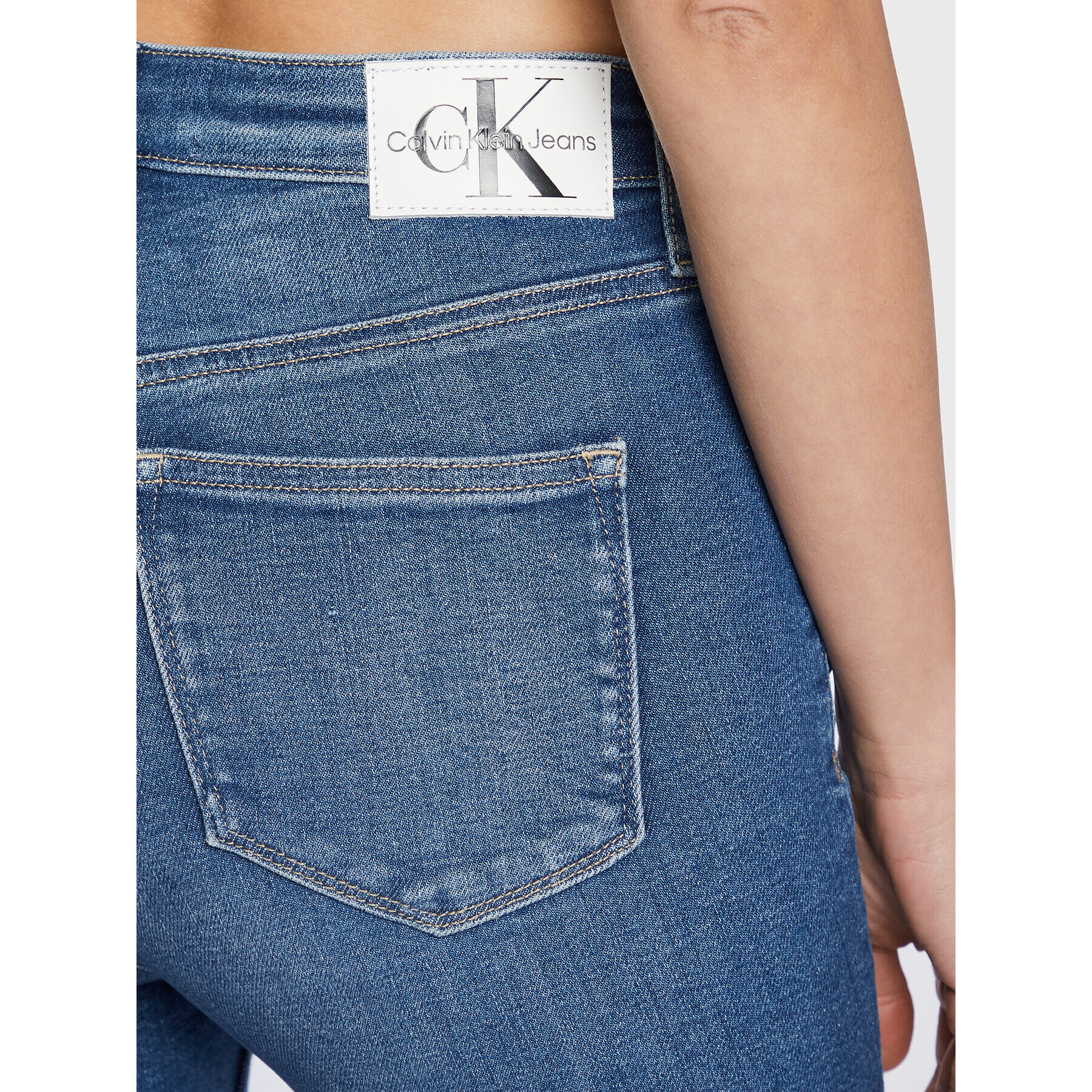 Calvin Klein Jeans Džínsy J20J220198 Modrá Skinny Fit - Pepit.sk