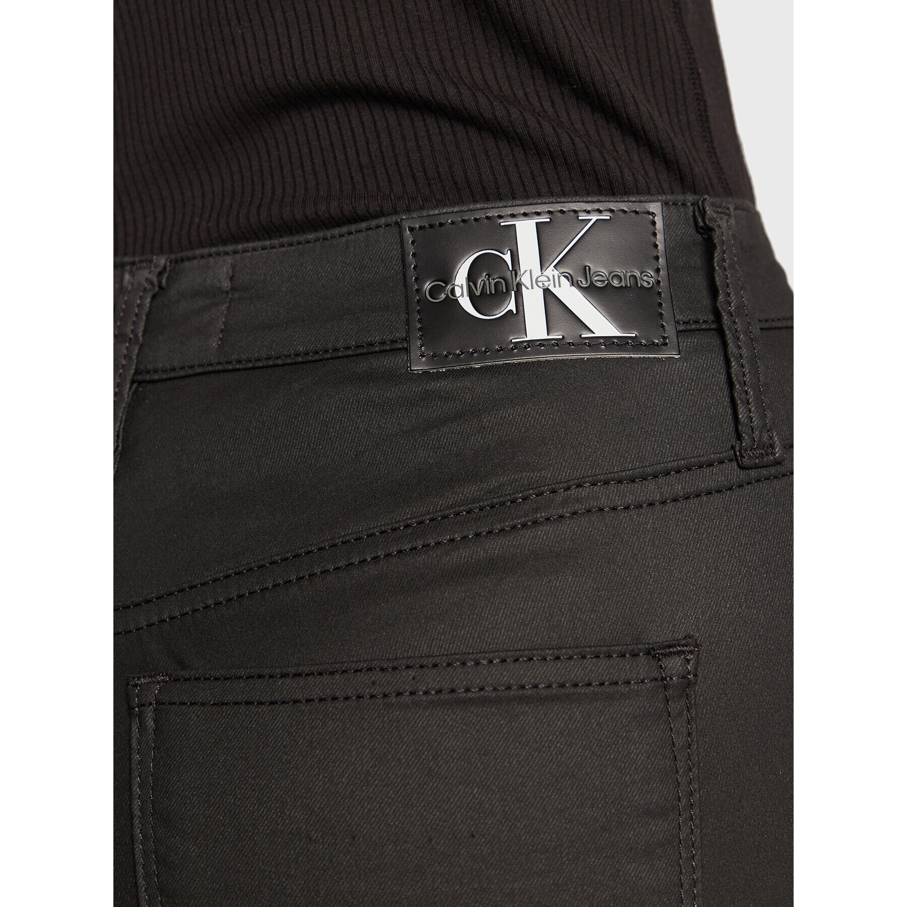 Calvin Klein Jeans Džínsy J20J220200 Čierna Skinny Fit - Pepit.sk