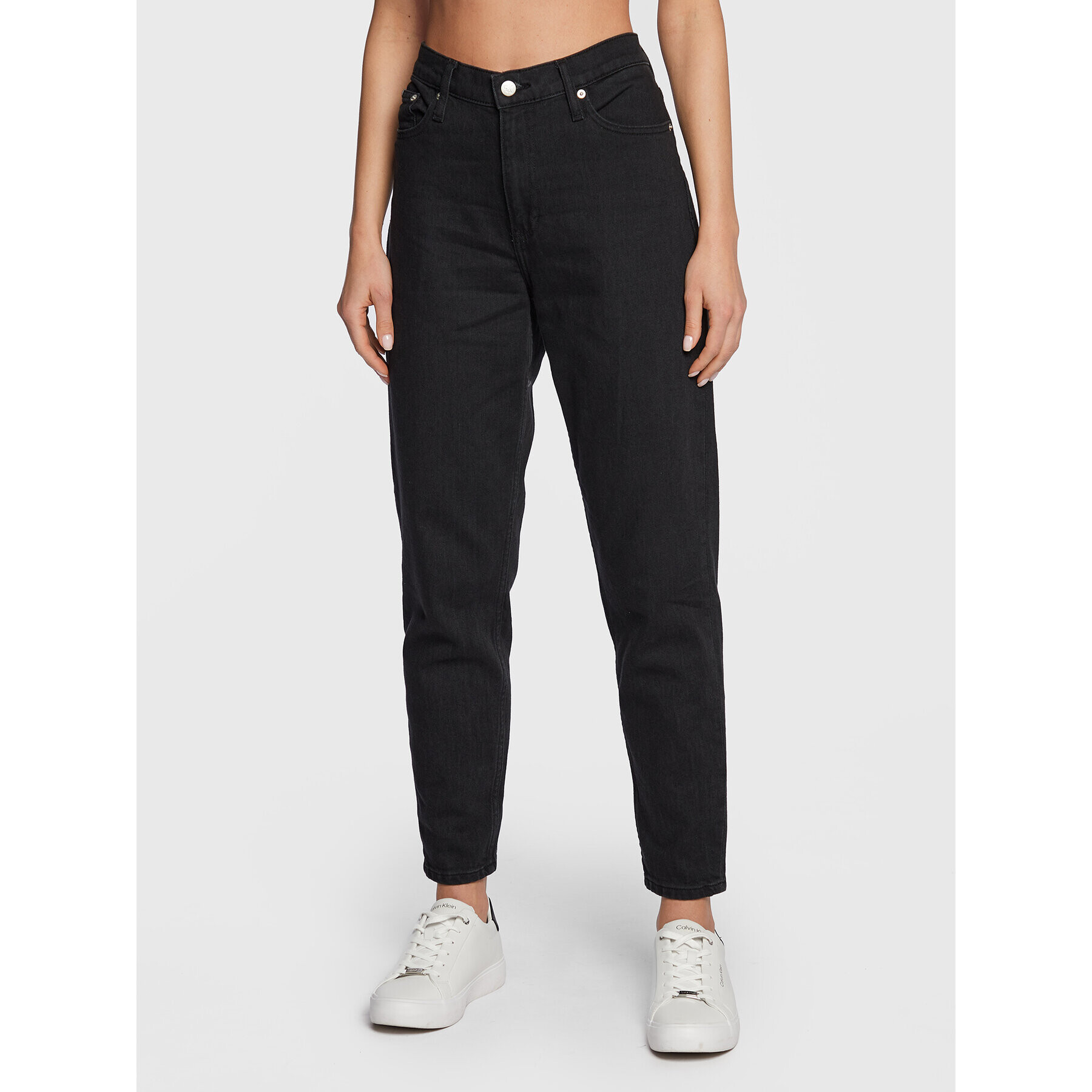 Calvin Klein Jeans Džínsy J20J220201 Čierna Mom Fit - Pepit.sk