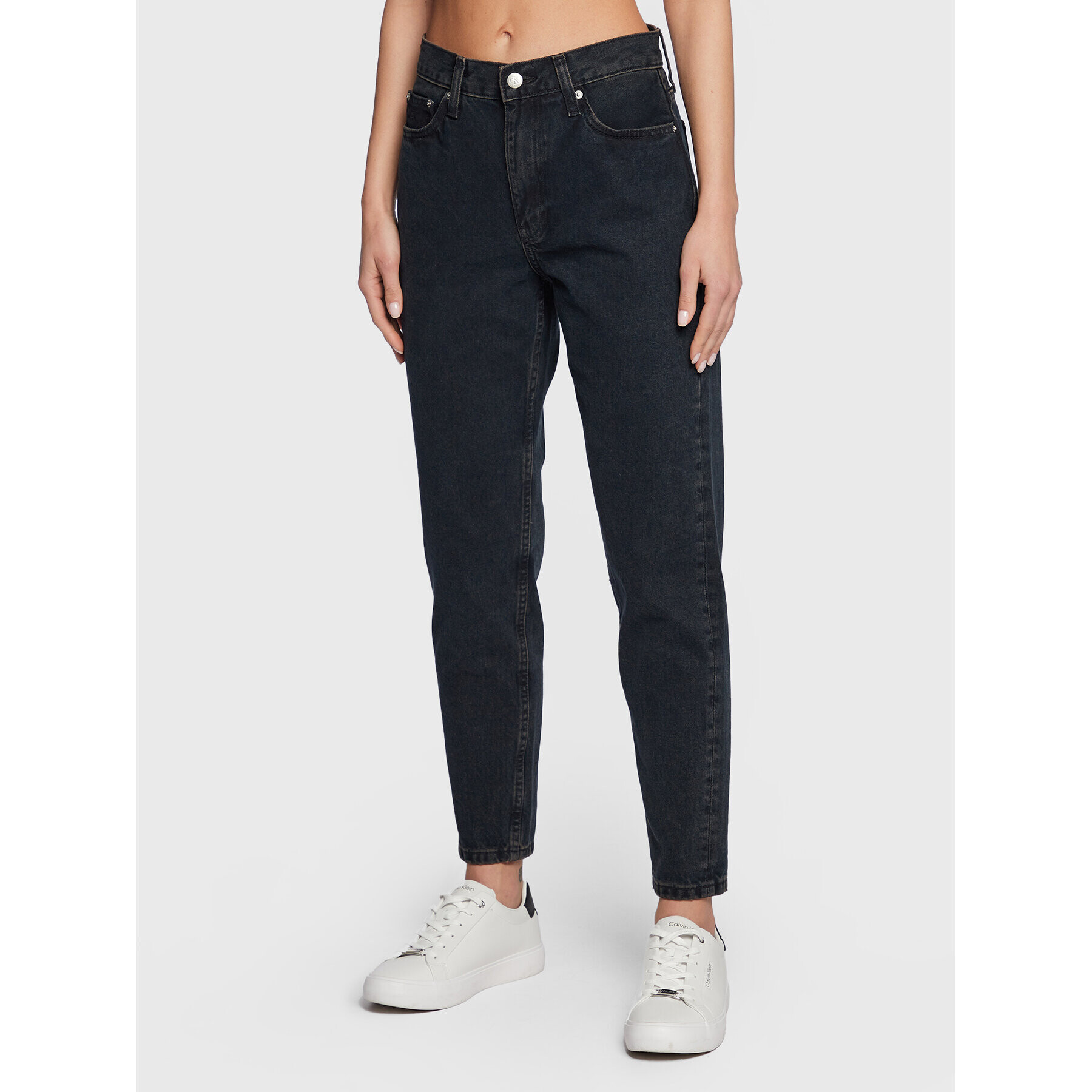 Calvin Klein Jeans Džínsy J20J220203 Čierna Mom Fit - Pepit.sk