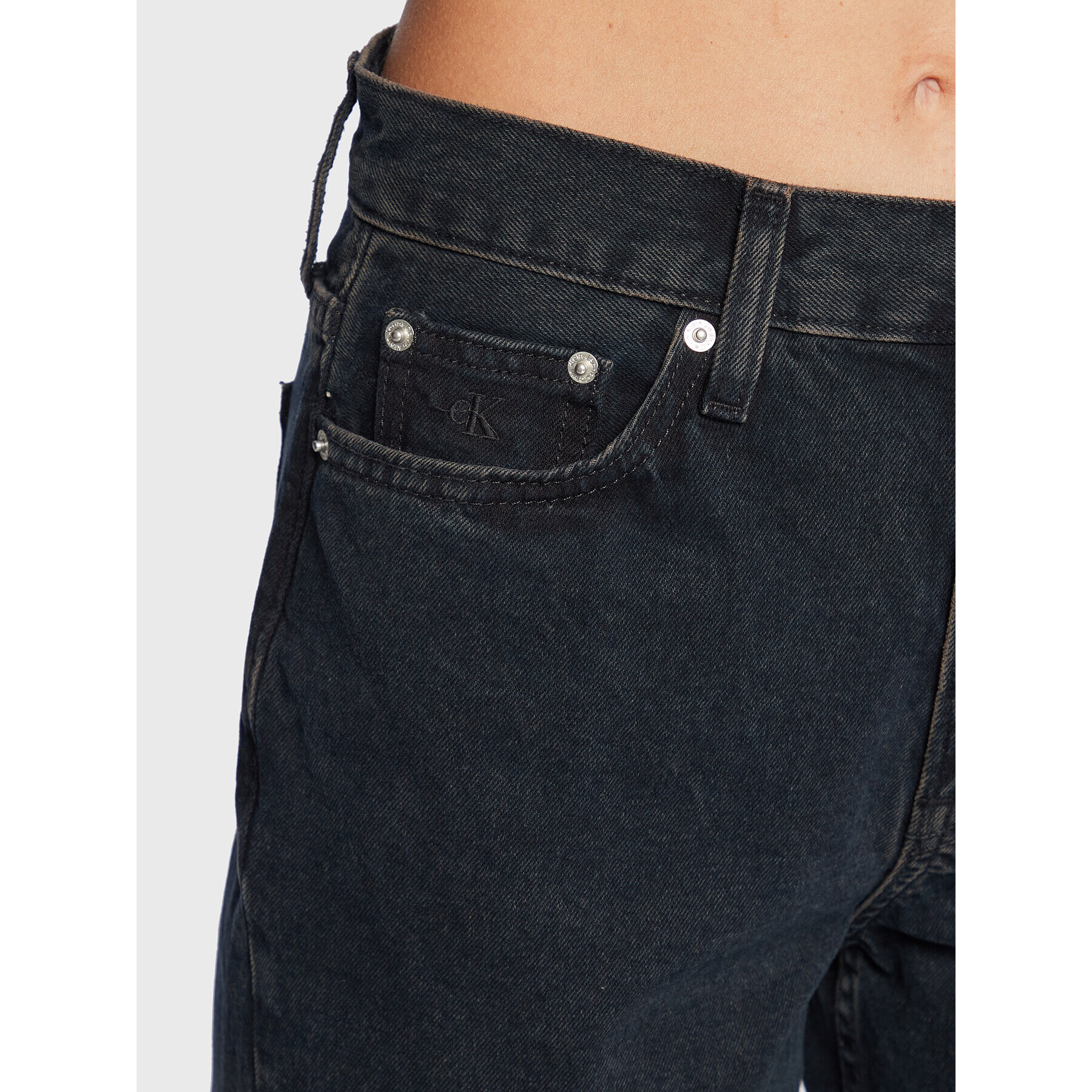 Calvin Klein Jeans Džínsy J20J220203 Čierna Mom Fit - Pepit.sk