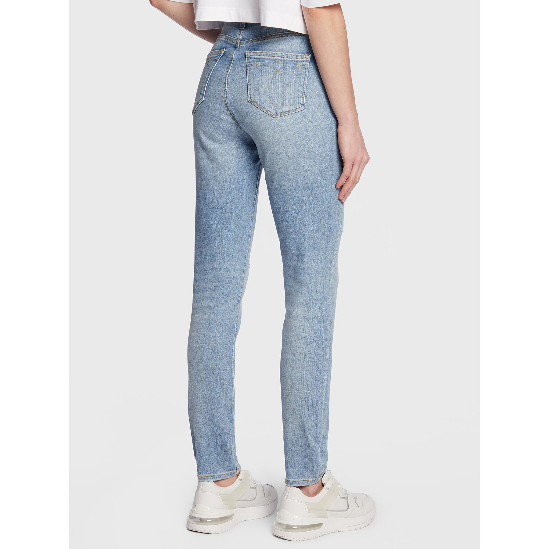 Calvin Klein Jeans Džínsy J20J220214 Modrá Skinny Fit - Pepit.sk