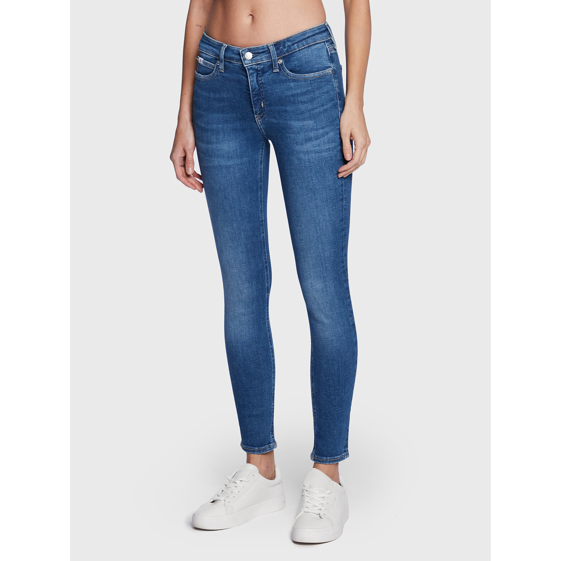 Calvin Klein Jeans Džínsy J20J220219 Modrá Skinny Fit - Pepit.sk