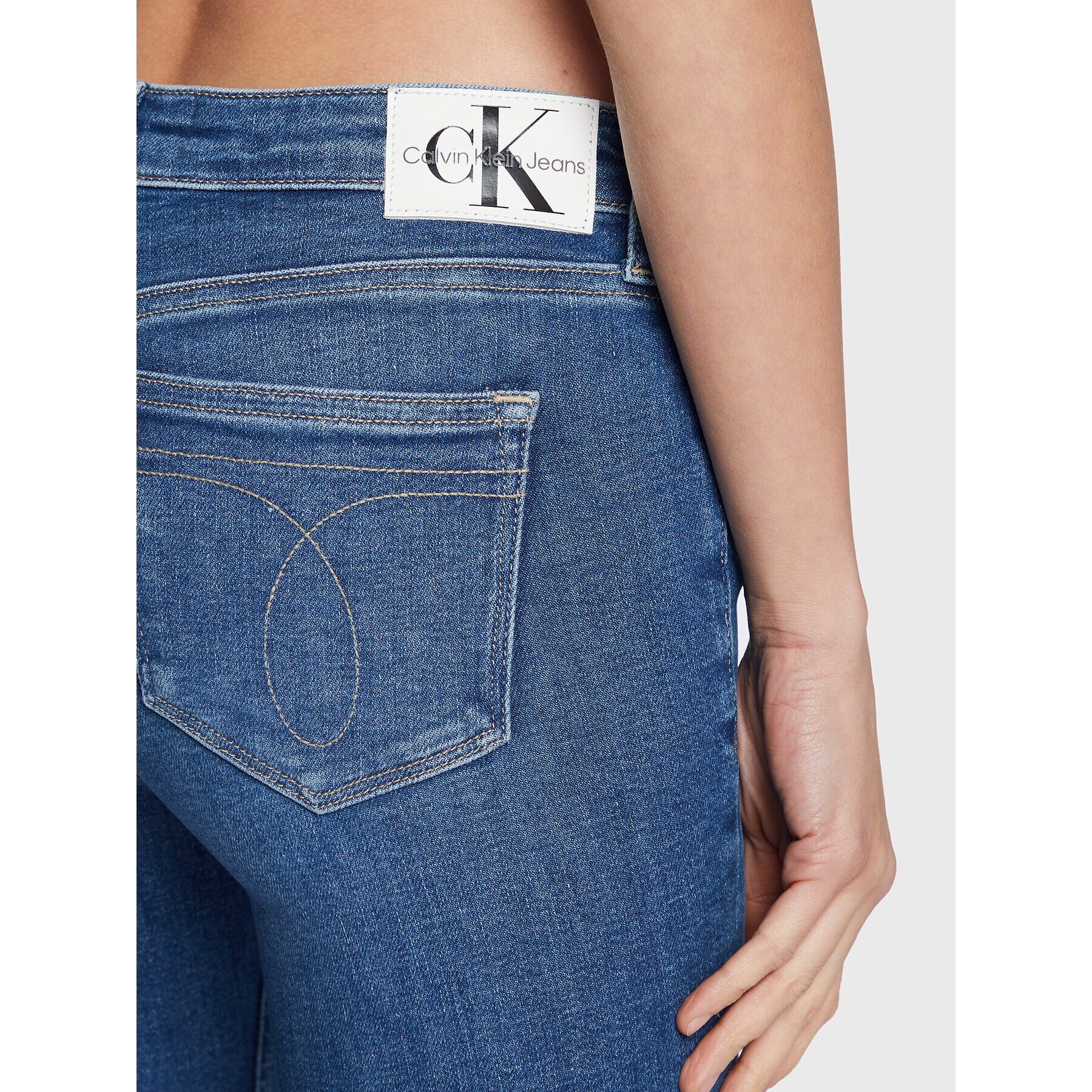 Calvin Klein Jeans Džínsy J20J220219 Modrá Skinny Fit - Pepit.sk