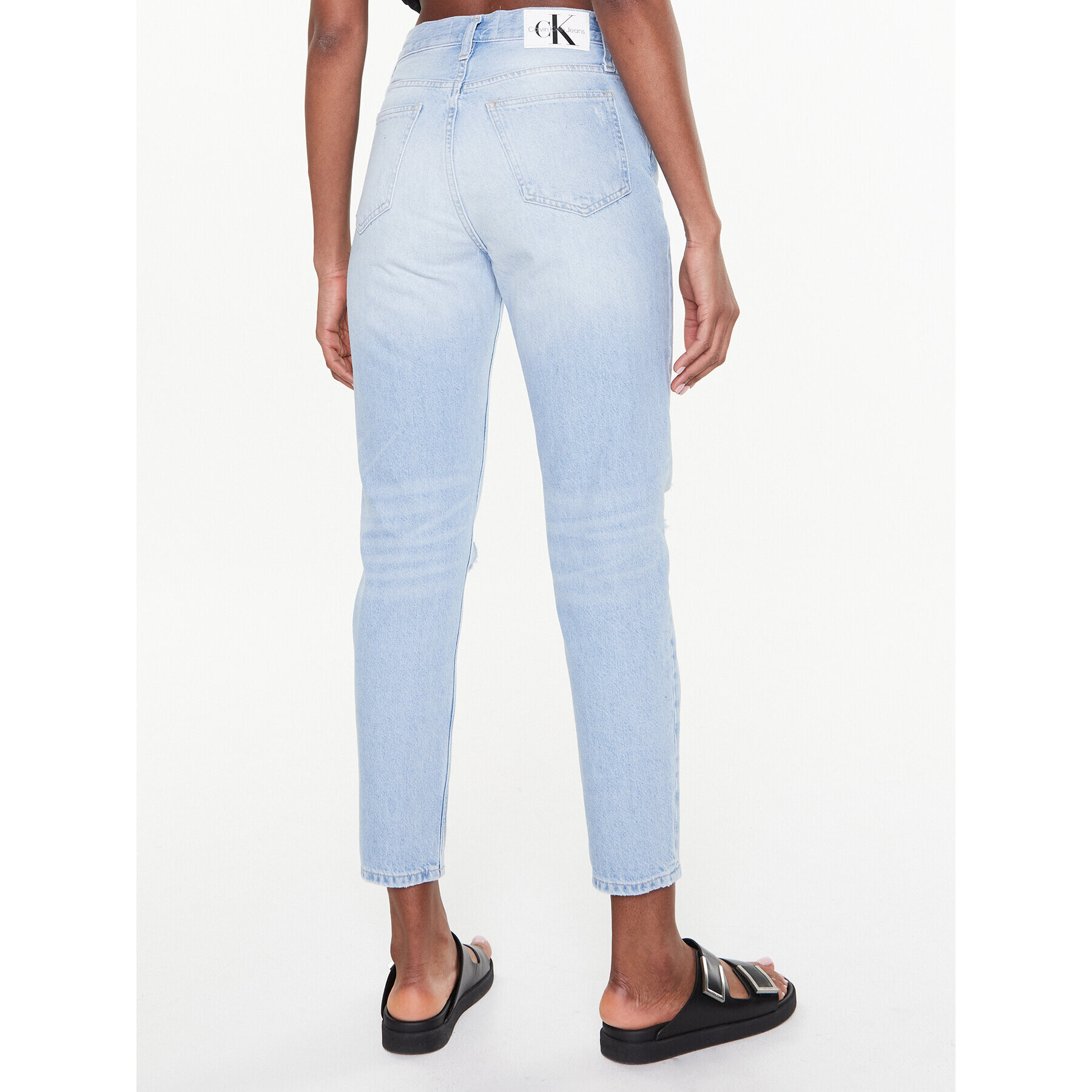 Calvin Klein Jeans Džínsy J20J220610 Modrá Mom Fit - Pepit.sk