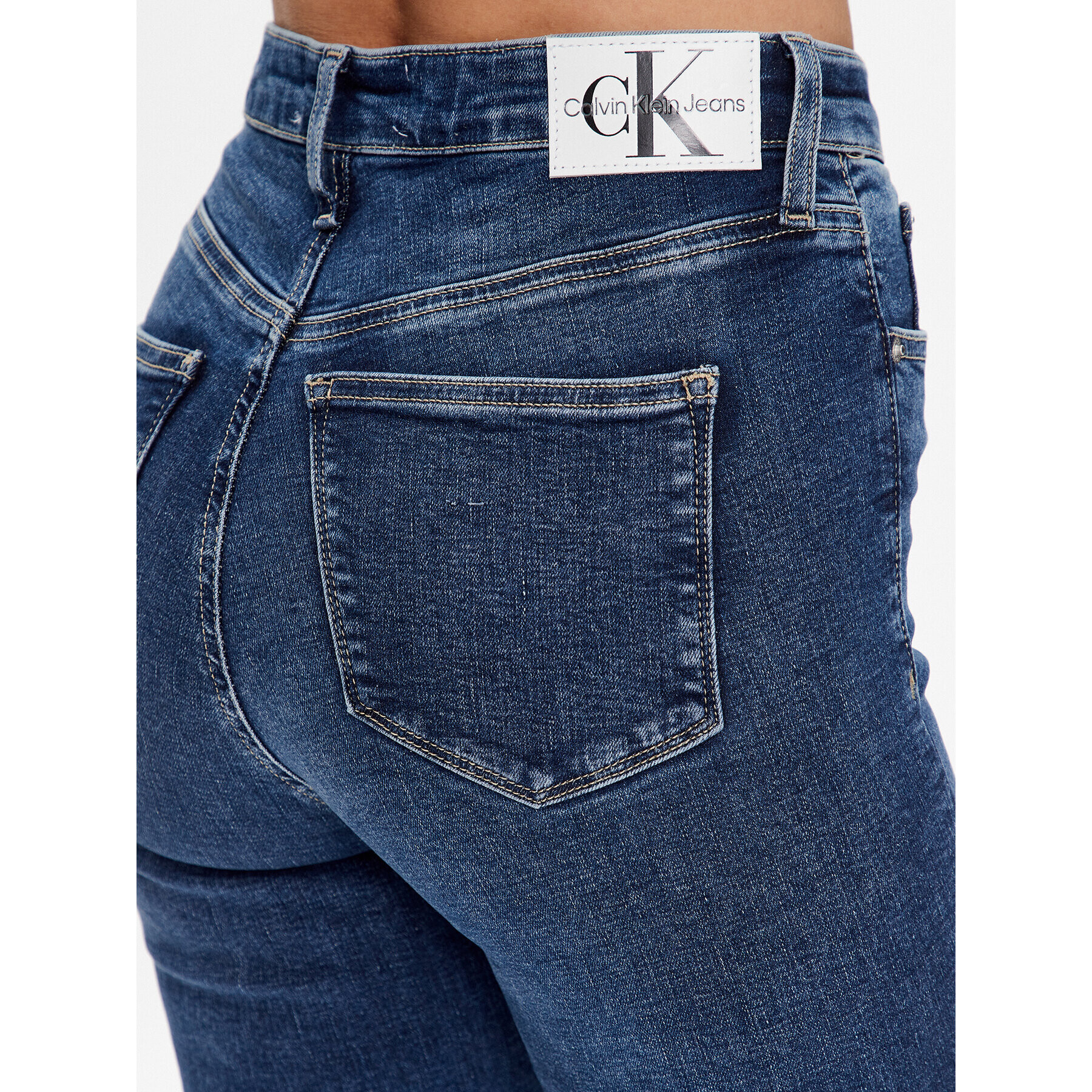 Calvin Klein Jeans Džínsy J20J220614 Modrá Skinny Fit - Pepit.sk