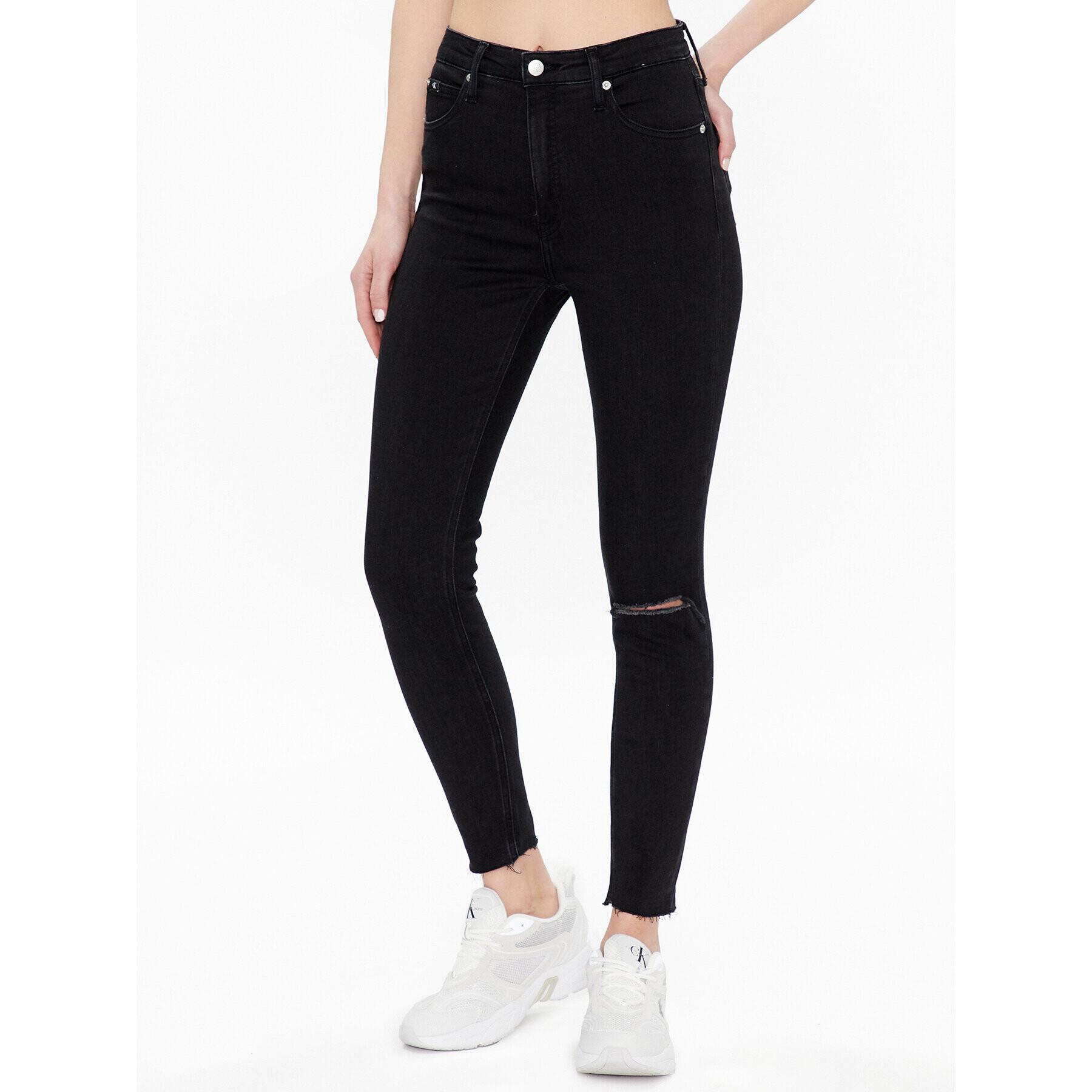 Calvin Klein Jeans Džínsy J20J220616 Čierna Skinny Fit - Pepit.sk