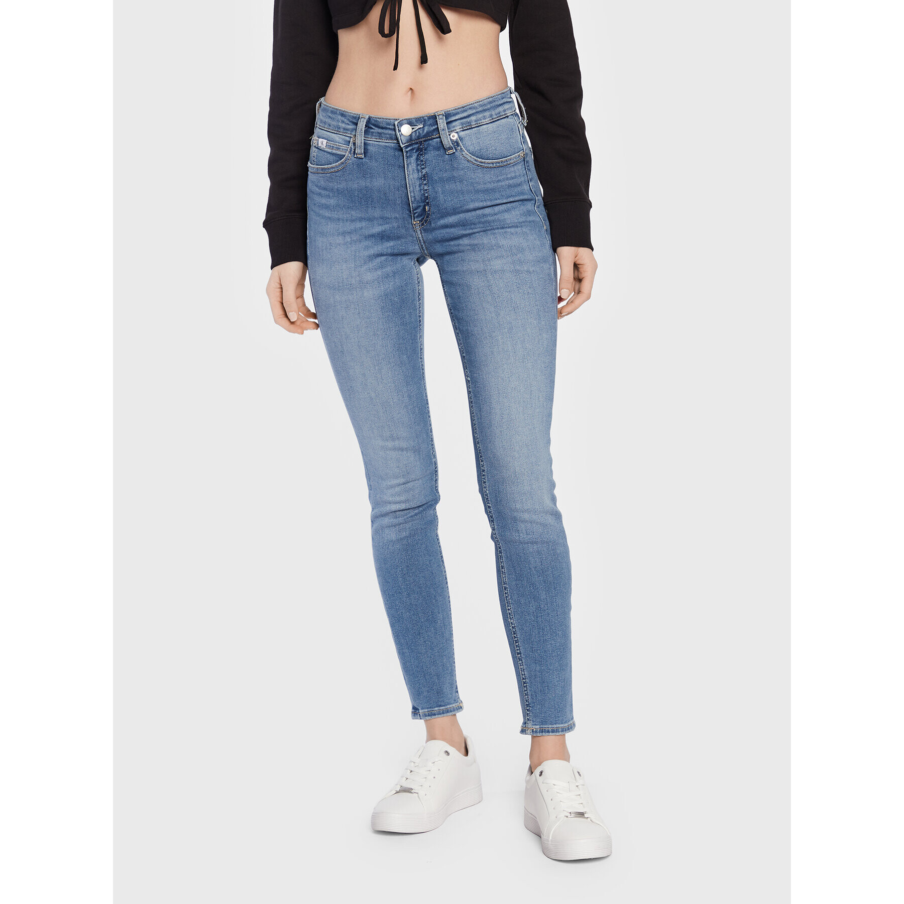 Calvin Klein Jeans Džínsy J20J220617 Modrá Skinny Fit - Pepit.sk