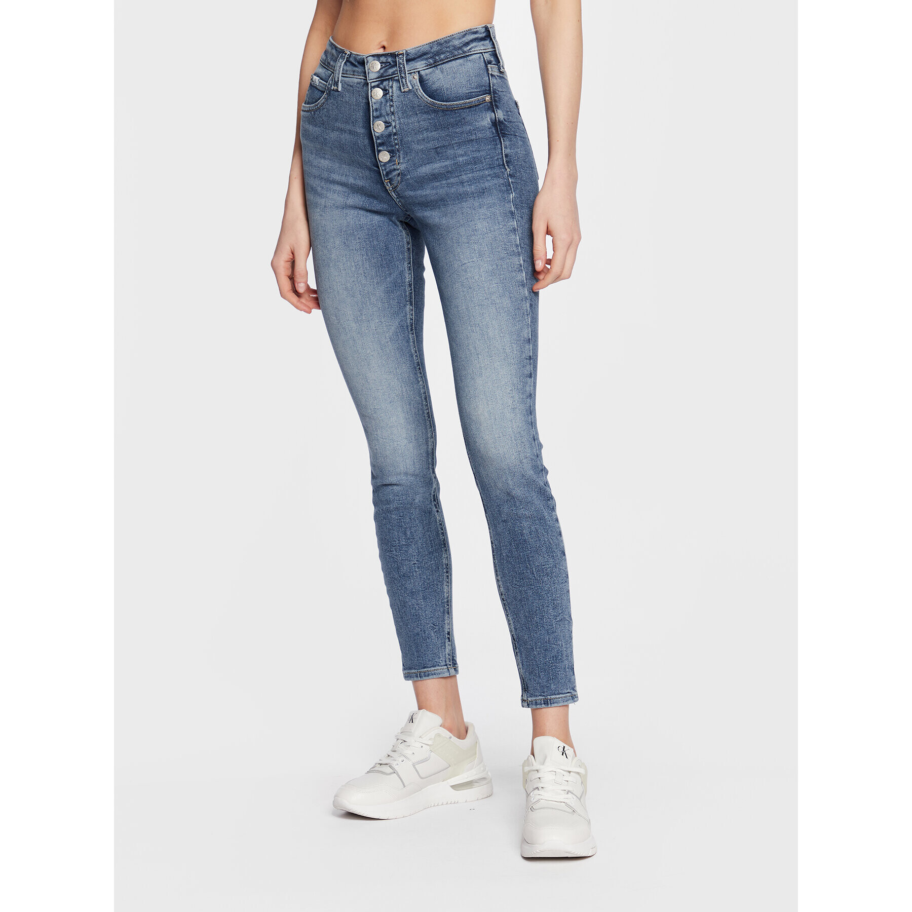 Calvin Klein Jeans Džínsy J20J220628 Modrá Skinny Fit - Pepit.sk