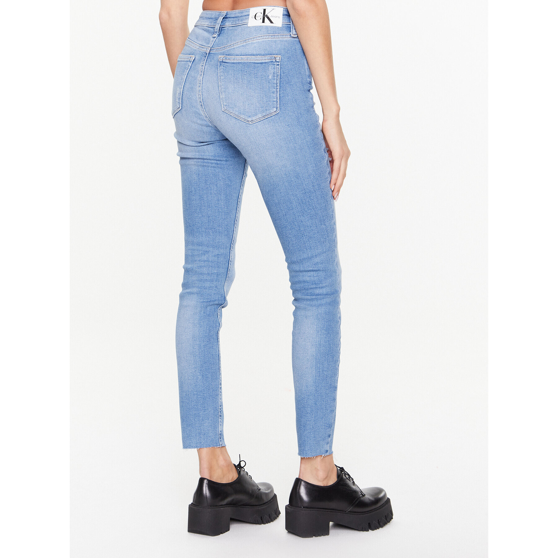 Calvin Klein Jeans Džínsy J20J220853 Modrá Skinny Fit - Pepit.sk