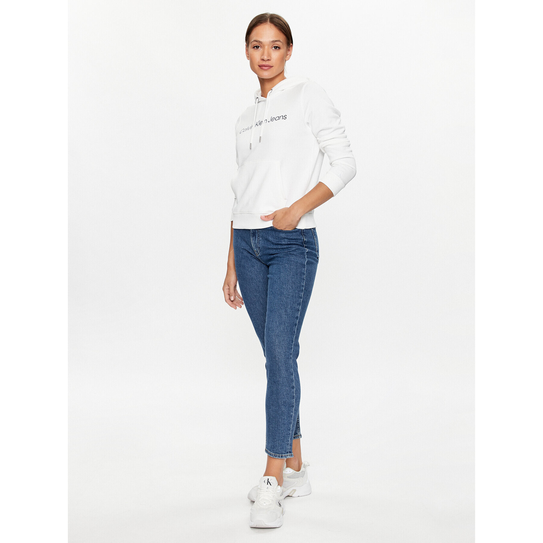 Calvin Klein Jeans Džínsy J20J221249 Modrá Mom Fit - Pepit.sk