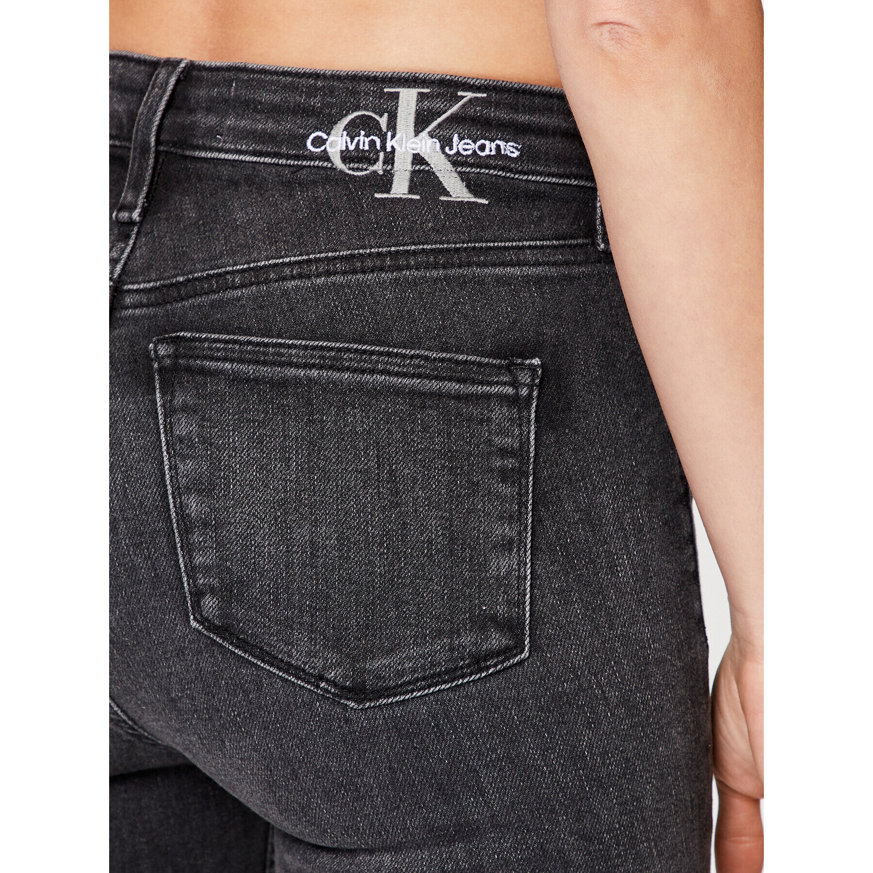 Calvin Klein Jeans Džínsy J20J221254 Čierna Skinny Fit - Pepit.sk