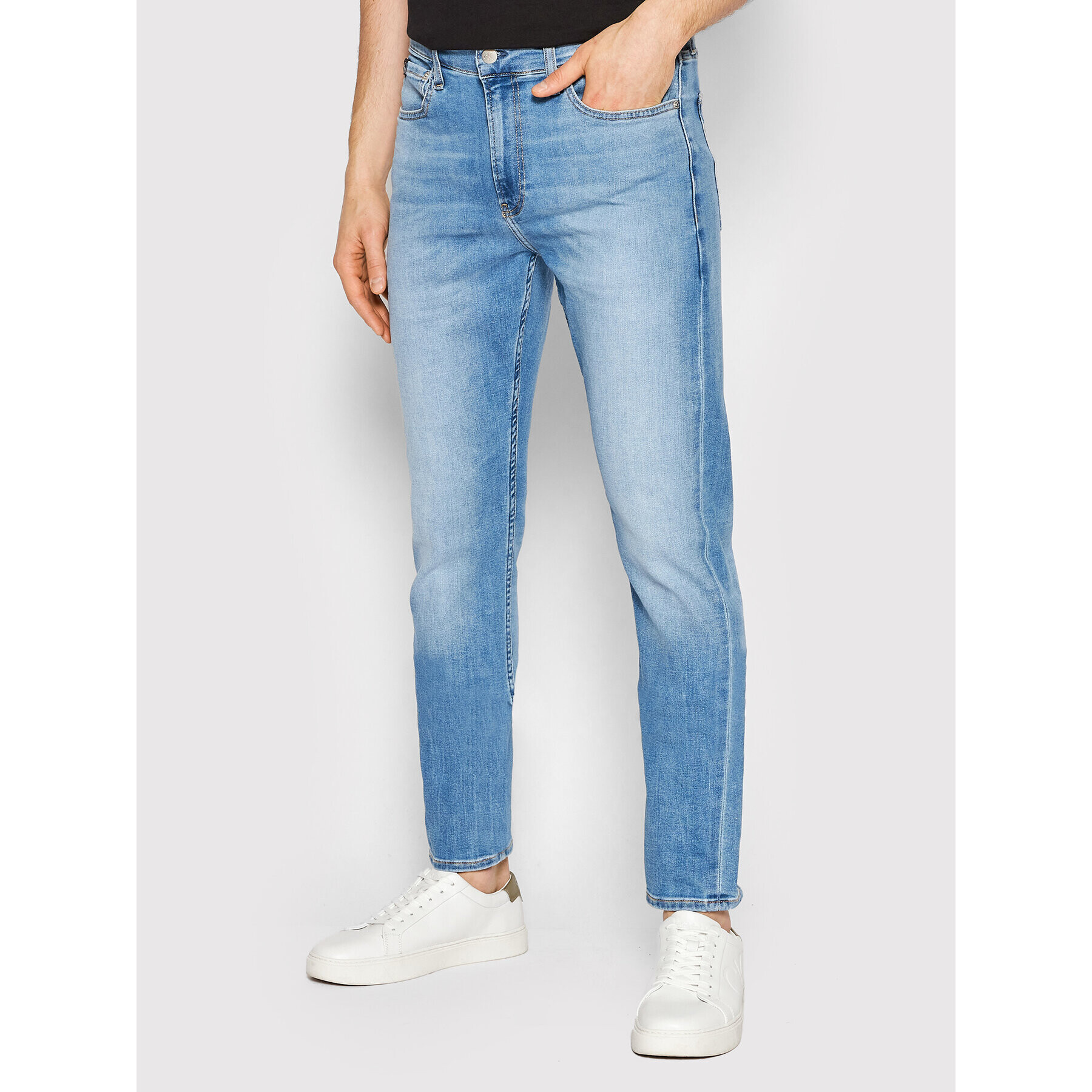 Calvin Klein Jeans Džínsy J30J320466 Modrá Slim Fit - Pepit.sk