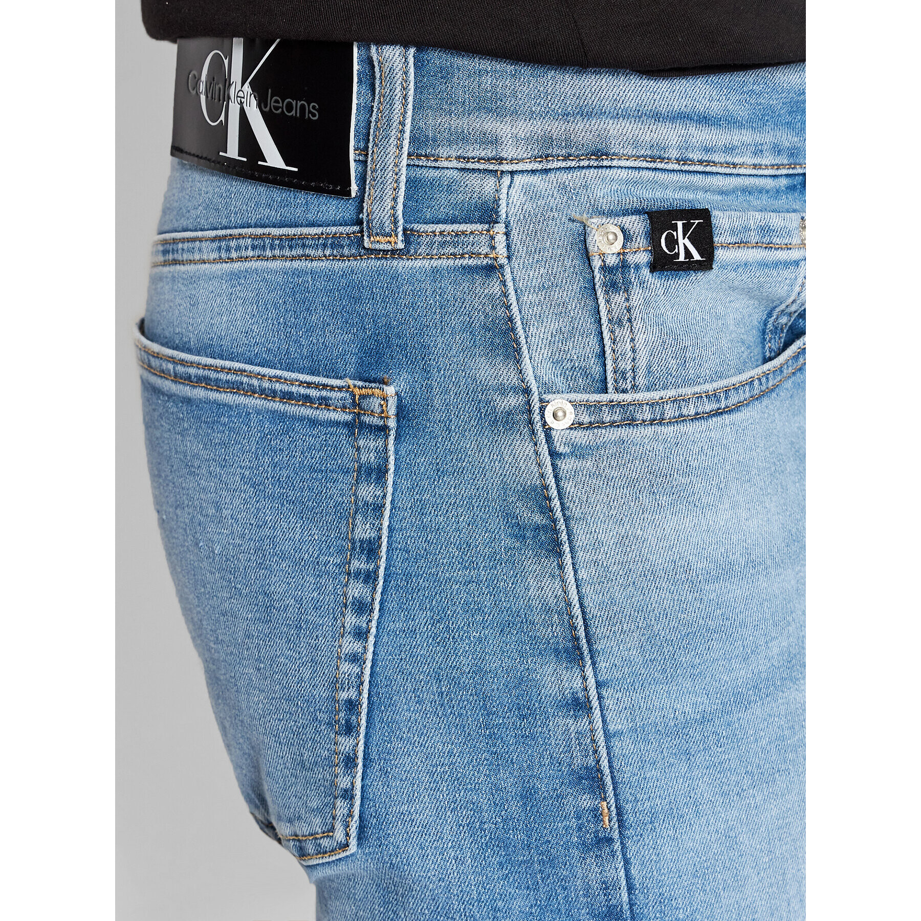 Calvin Klein Jeans Džínsy J30J320466 Modrá Slim Fit - Pepit.sk