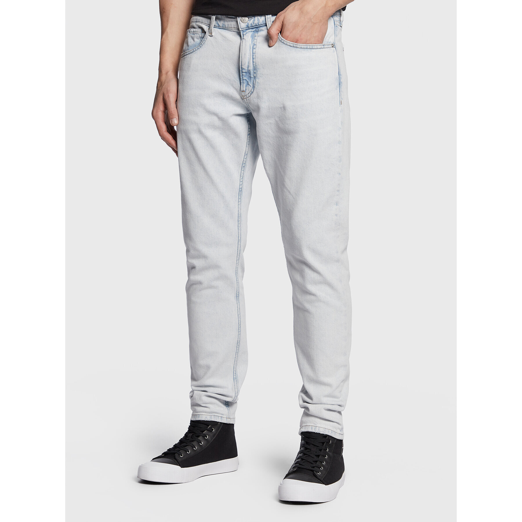 Calvin Klein Jeans Džínsy J30J322832 Modrá Slim Fit - Pepit.sk