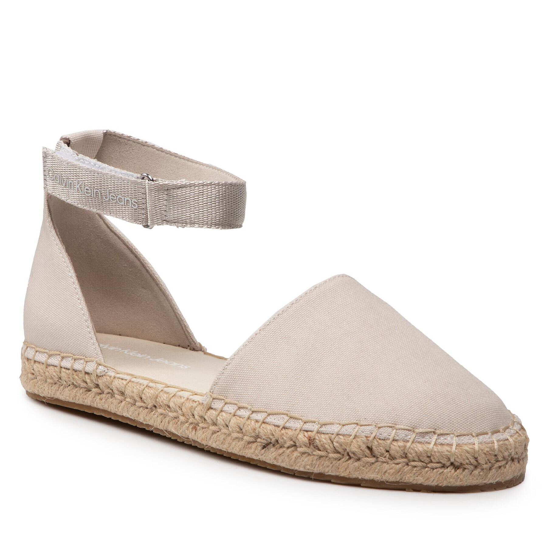 Calvin Klein Jeans Espadrilky Ankle Espadrilles YW0YW00578 Béžová - Pepit.sk