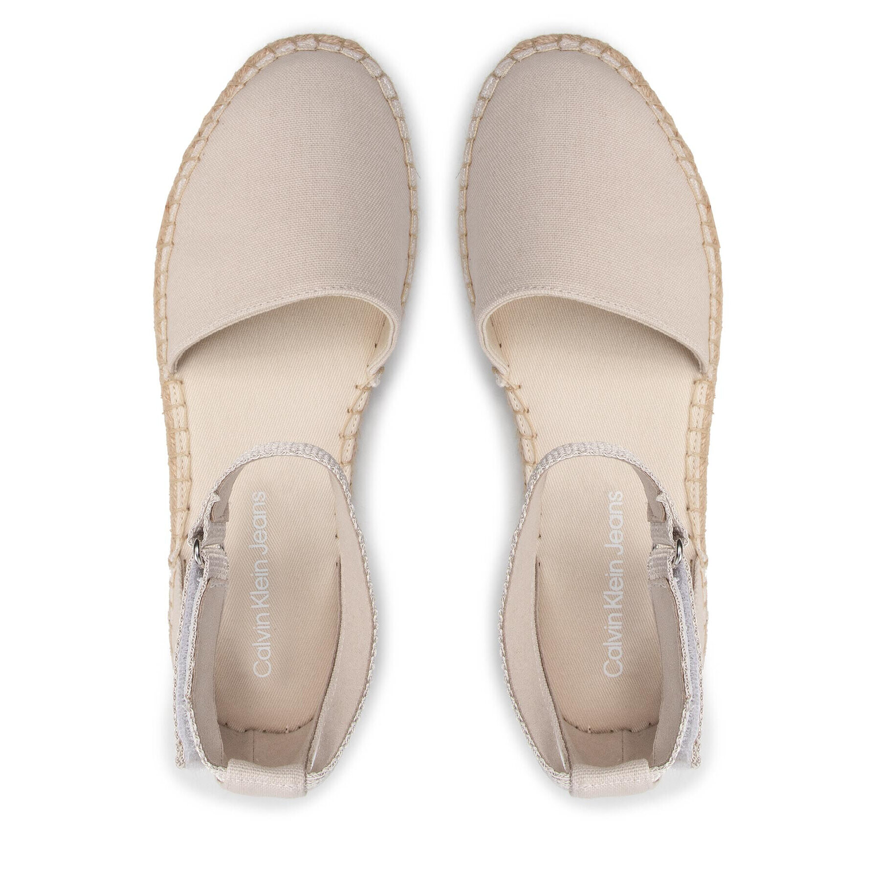 Calvin Klein Jeans Espadrilky Ankle Espadrilles YW0YW00578 Béžová - Pepit.sk