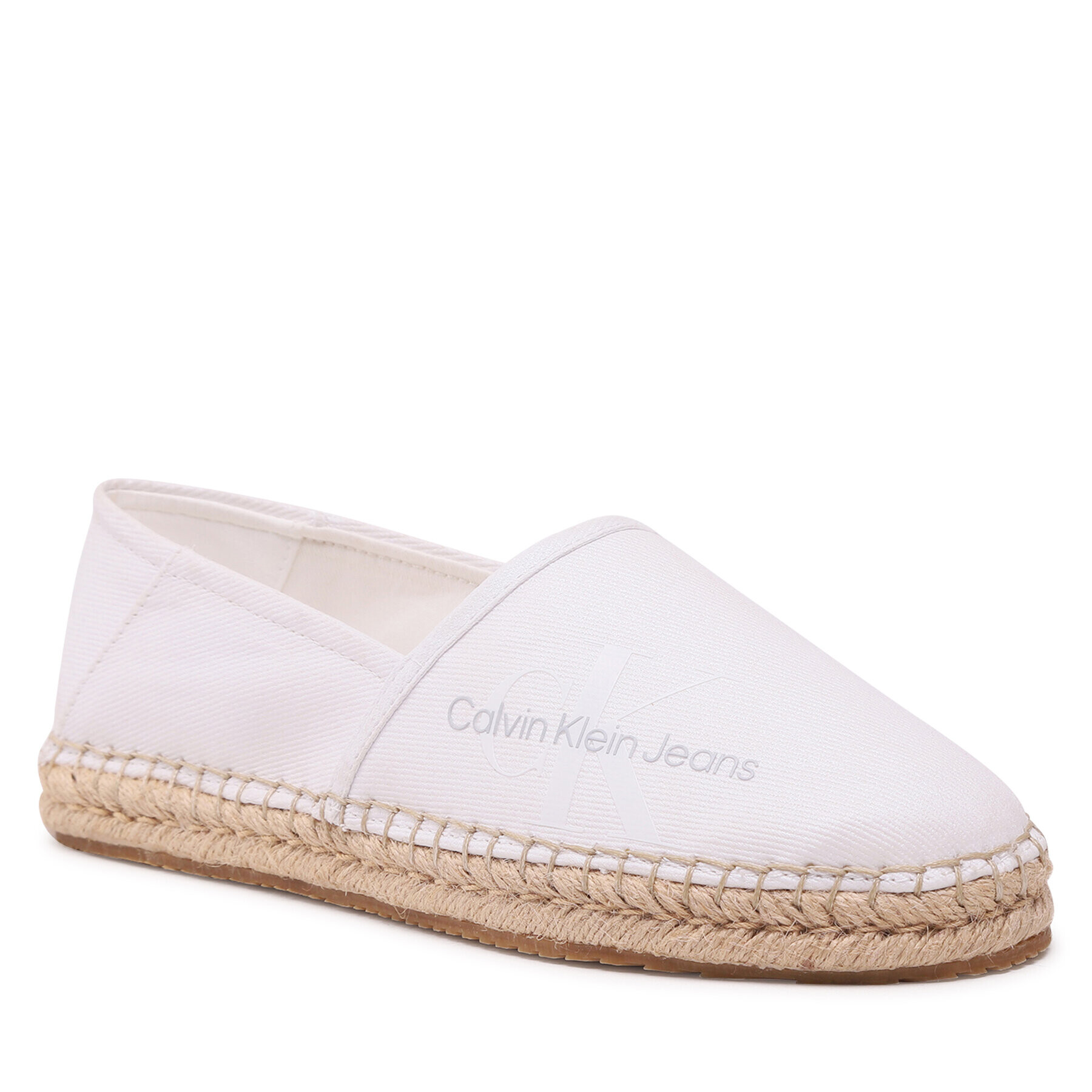 Calvin Klein Jeans Espadrilky Espadrille Co Wn YW0YW01080 Biela - Pepit.sk