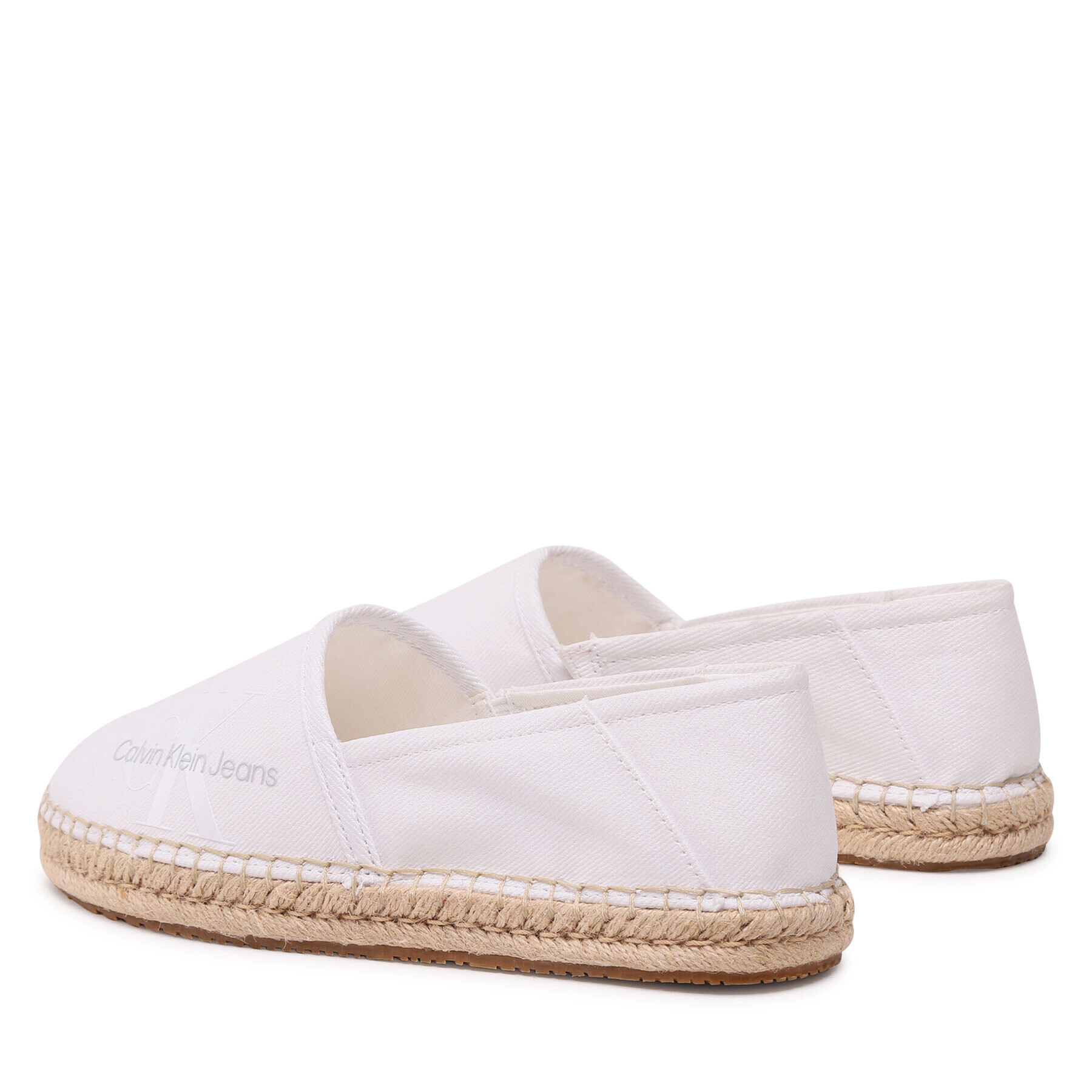 Calvin Klein Jeans Espadrilky Espadrille Co Wn YW0YW01080 Biela - Pepit.sk