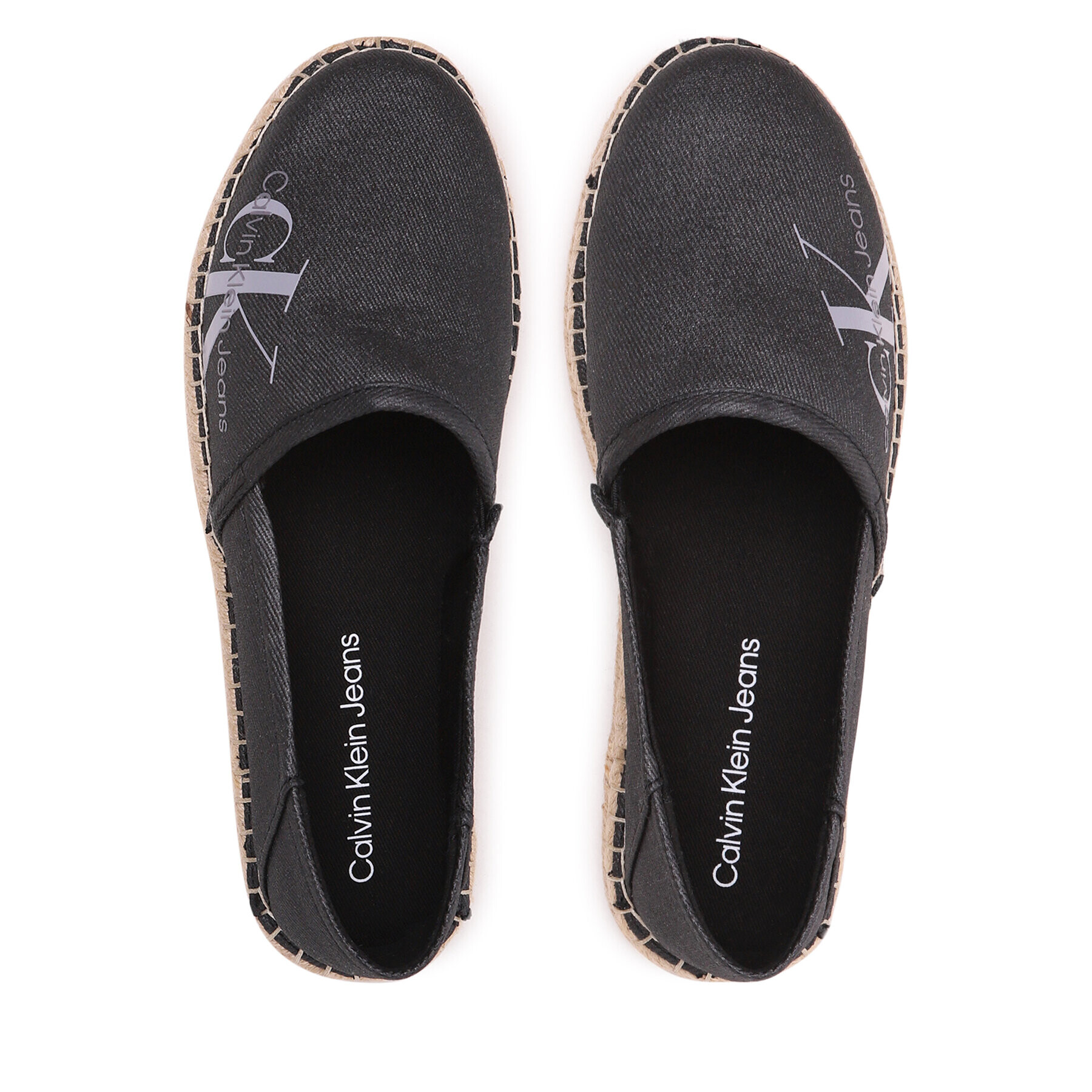 Calvin Klein Jeans Espadrilky Espadrille Co Wn YW0YW01080 Čierna - Pepit.sk