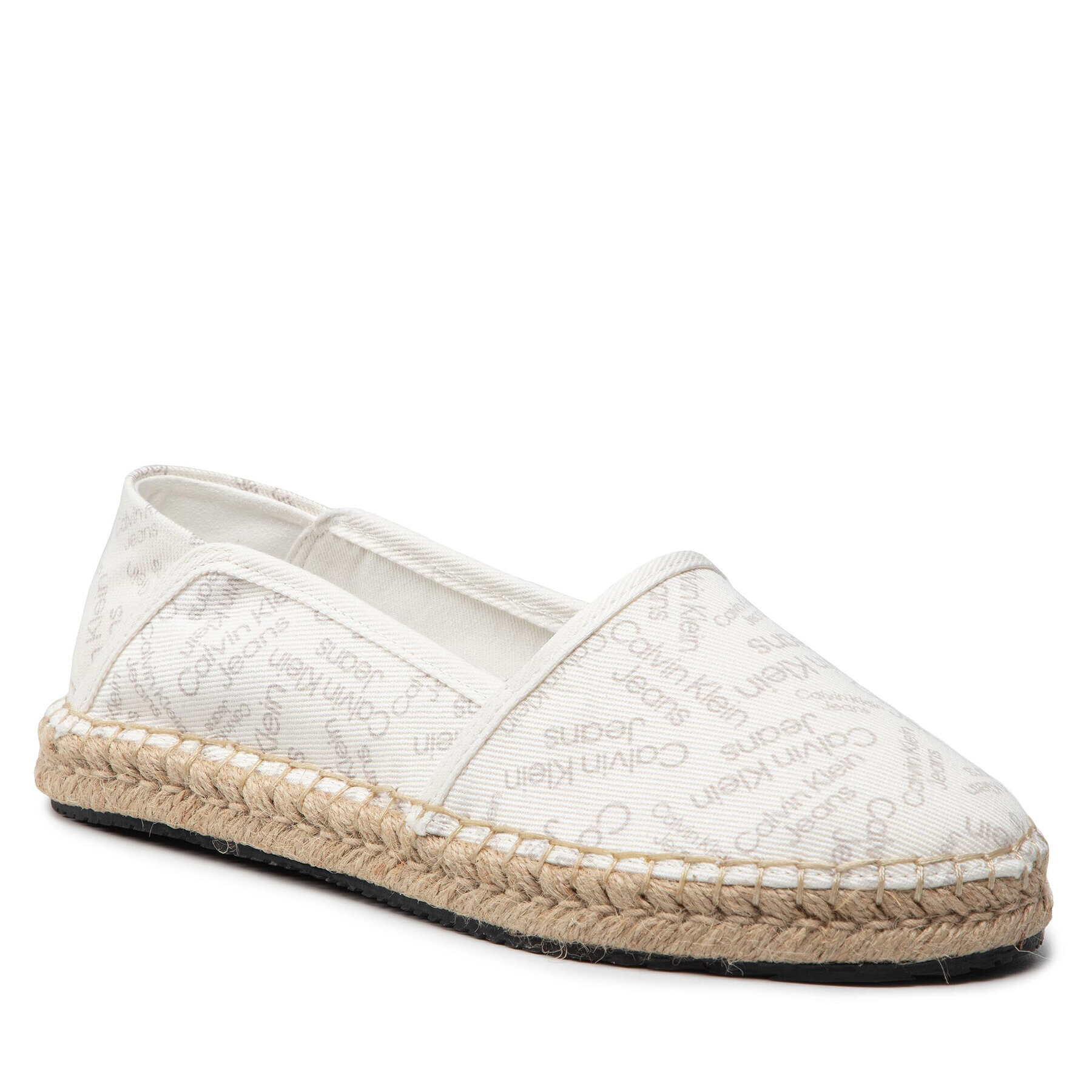 Calvin Klein Jeans Espadrilky Espadrilles Denim White YW0YW00653 Biela - Pepit.sk