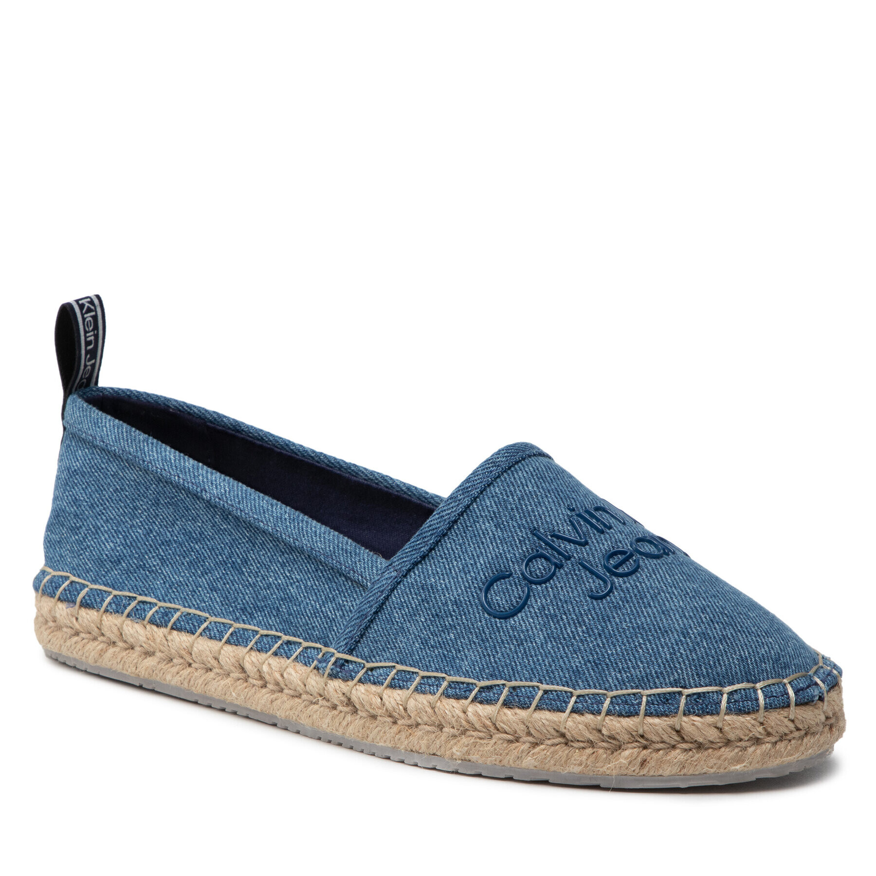 Calvin Klein Jeans Espadrilky Espadrilles Denim YW0YW00577 Modrá - Pepit.sk