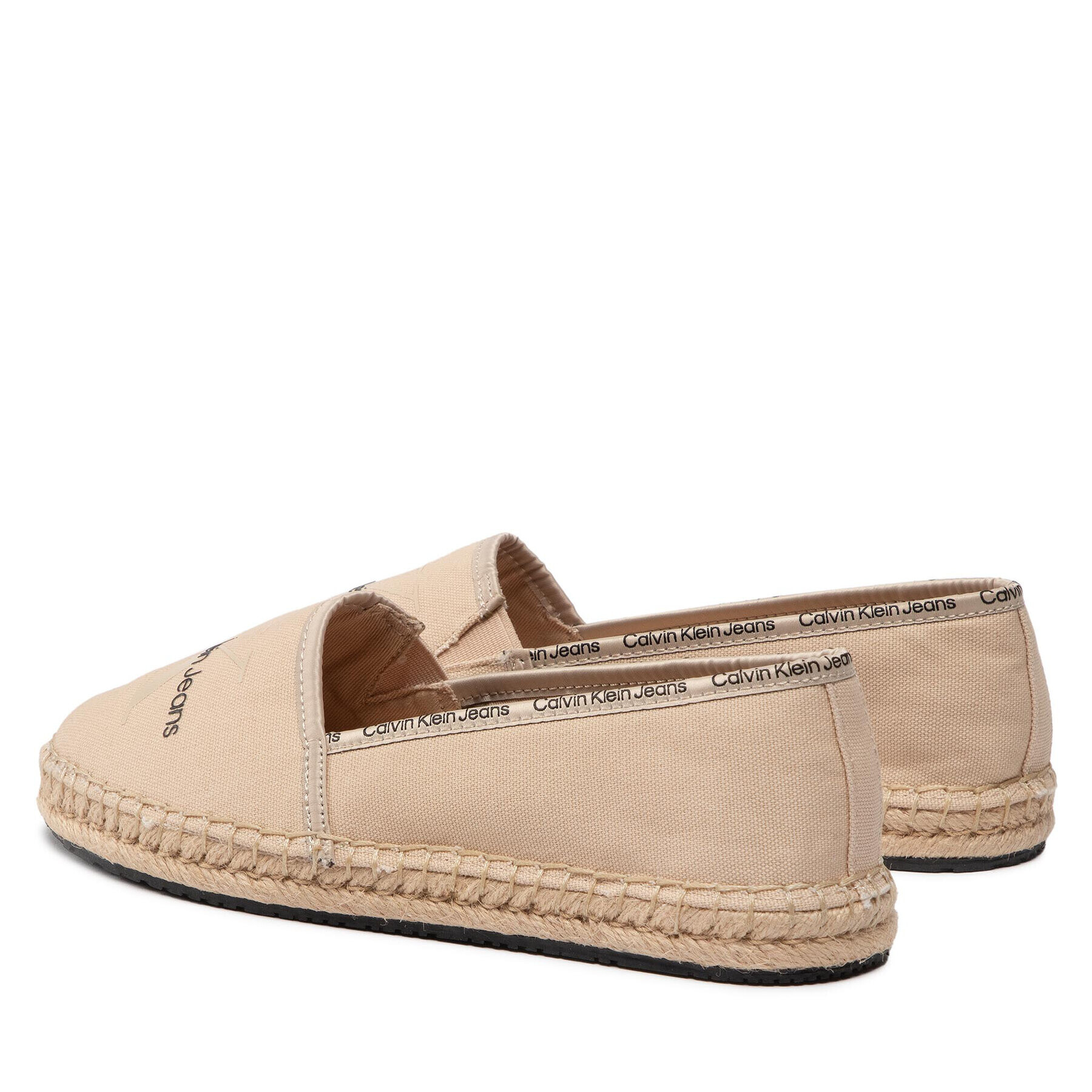 Calvin Klein Jeans Espadrilky Esparille Monogram YW0YW00660 Béžová - Pepit.sk