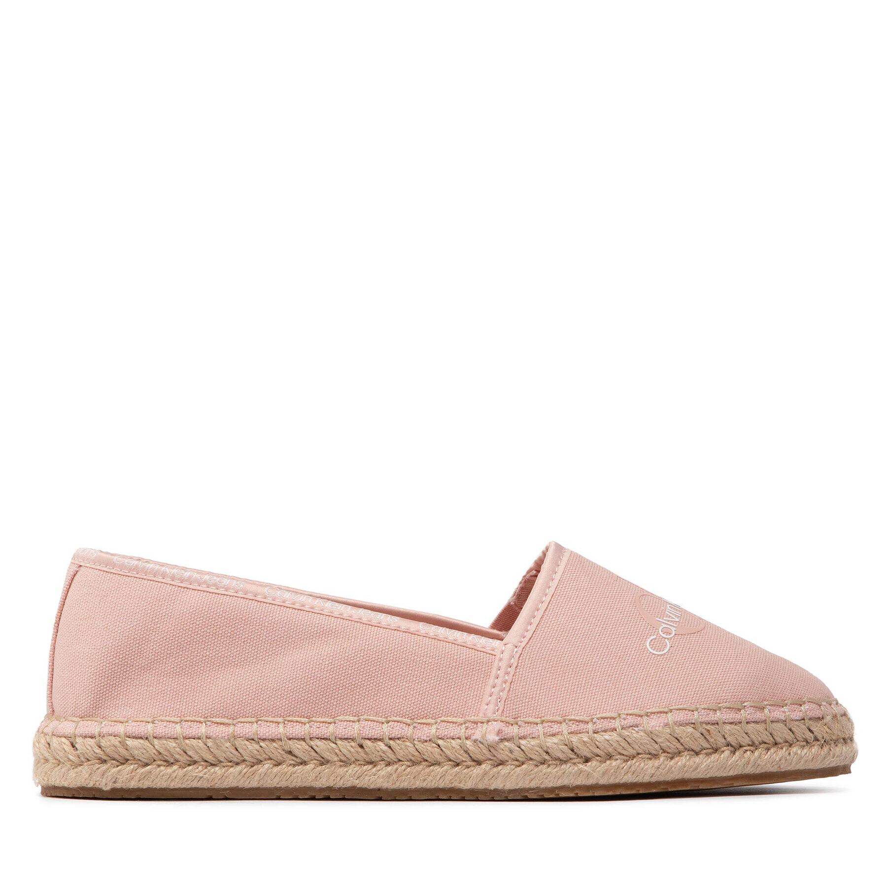 Calvin Klein Jeans Espadrilky Esparille Monogram YW0YW00660 Ružová - Pepit.sk