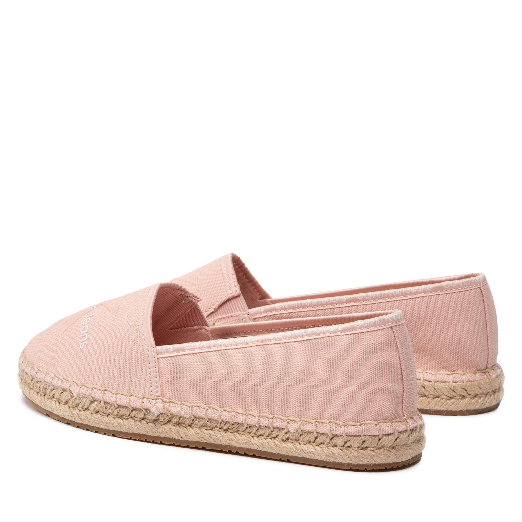 Calvin Klein Jeans Espadrilky Esparille Monogram YW0YW00660 Ružová - Pepit.sk