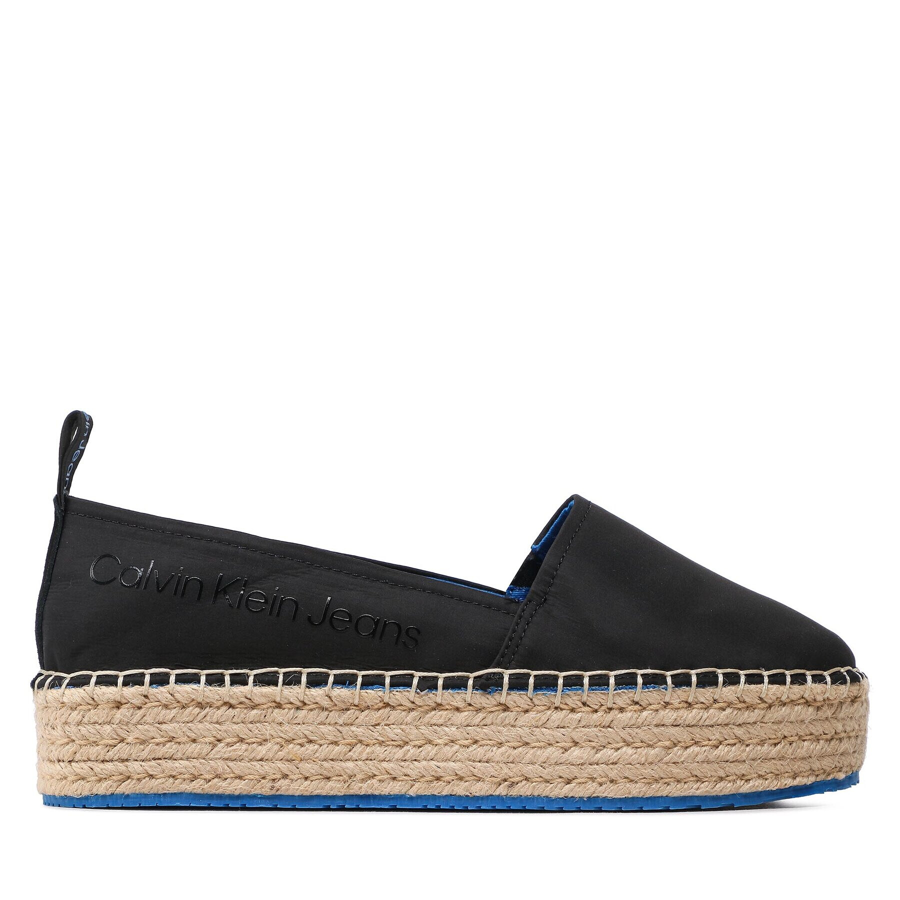 Calvin Klein Jeans Espadrilky Flatform Espadrille Soft Ny YW0YW00989 Čierna - Pepit.sk