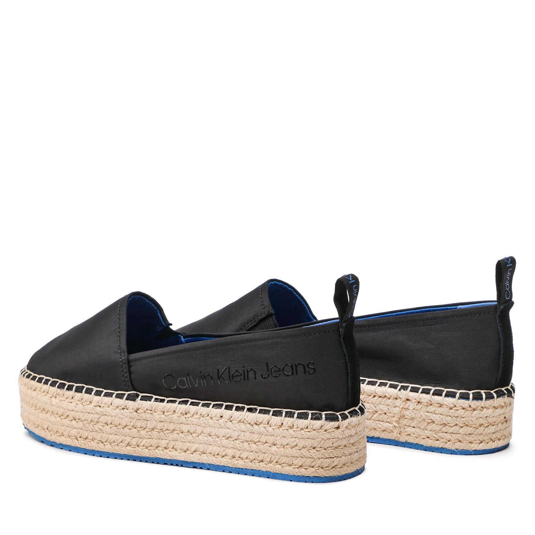 Calvin Klein Jeans Espadrilky Flatform Espadrille Soft Ny YW0YW00989 Čierna - Pepit.sk