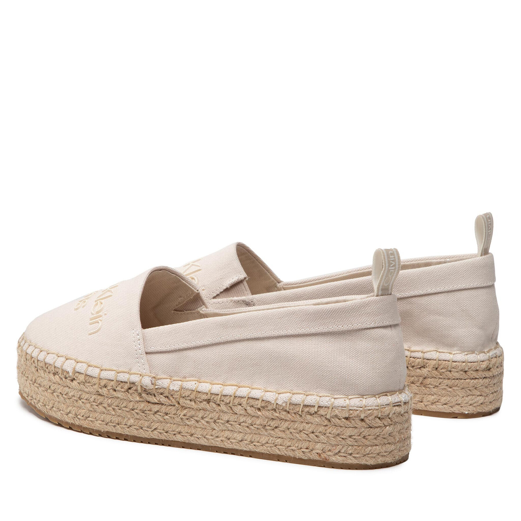 Calvin Klein Jeans Espadrilky Flatform Espadrilles YW0YW00579 Béžová - Pepit.sk