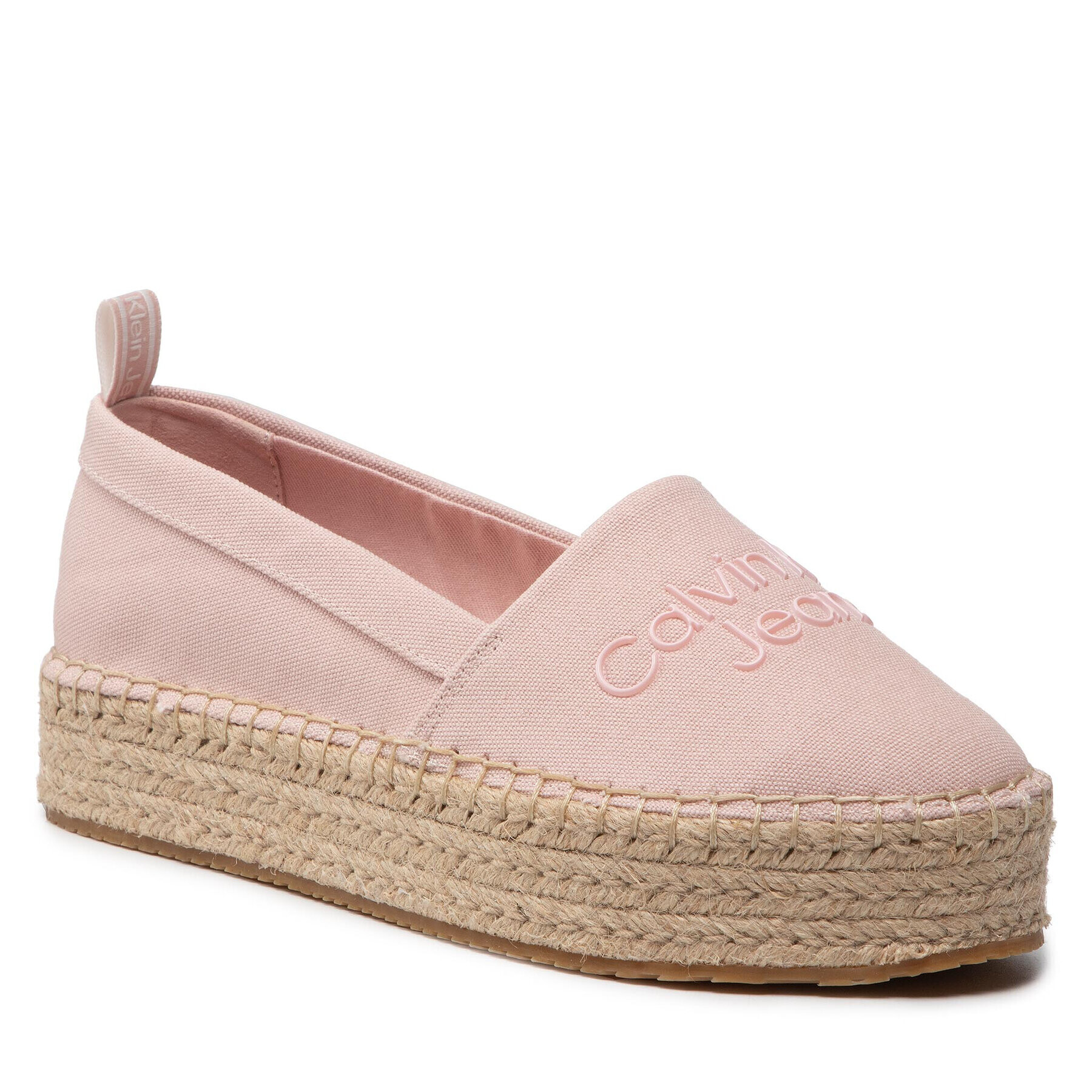 Calvin Klein Jeans Espadrilky Flatform Espadrilles YW0YW00579 Ružová - Pepit.sk