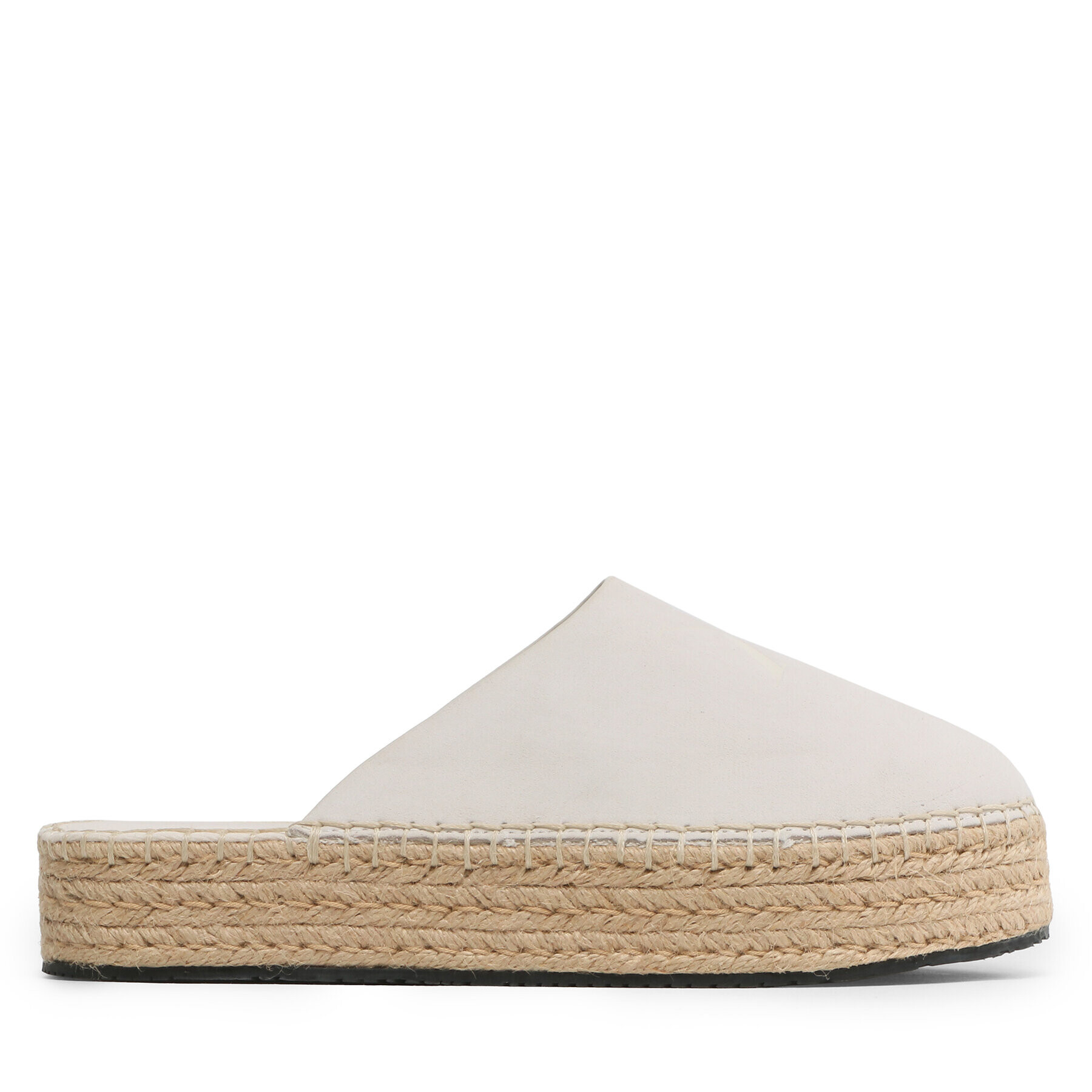 Calvin Klein Jeans Espadrilky Flatform Rope Mule Su Con YW0YW00986 Biela - Pepit.sk