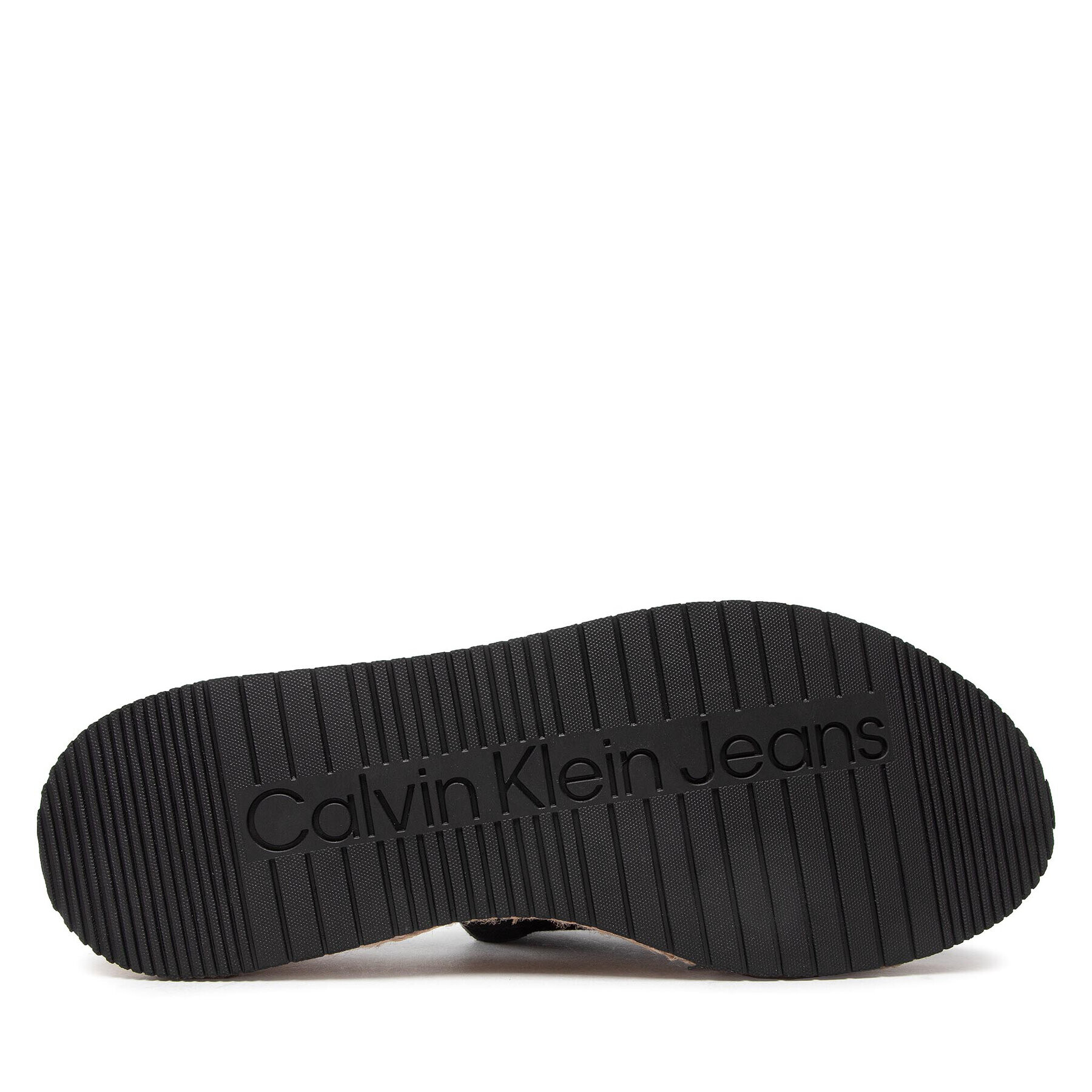 Calvin Klein Jeans Espadrilky Sporty Wedge Sandal Monogram YW0YW00566 Čierna - Pepit.sk