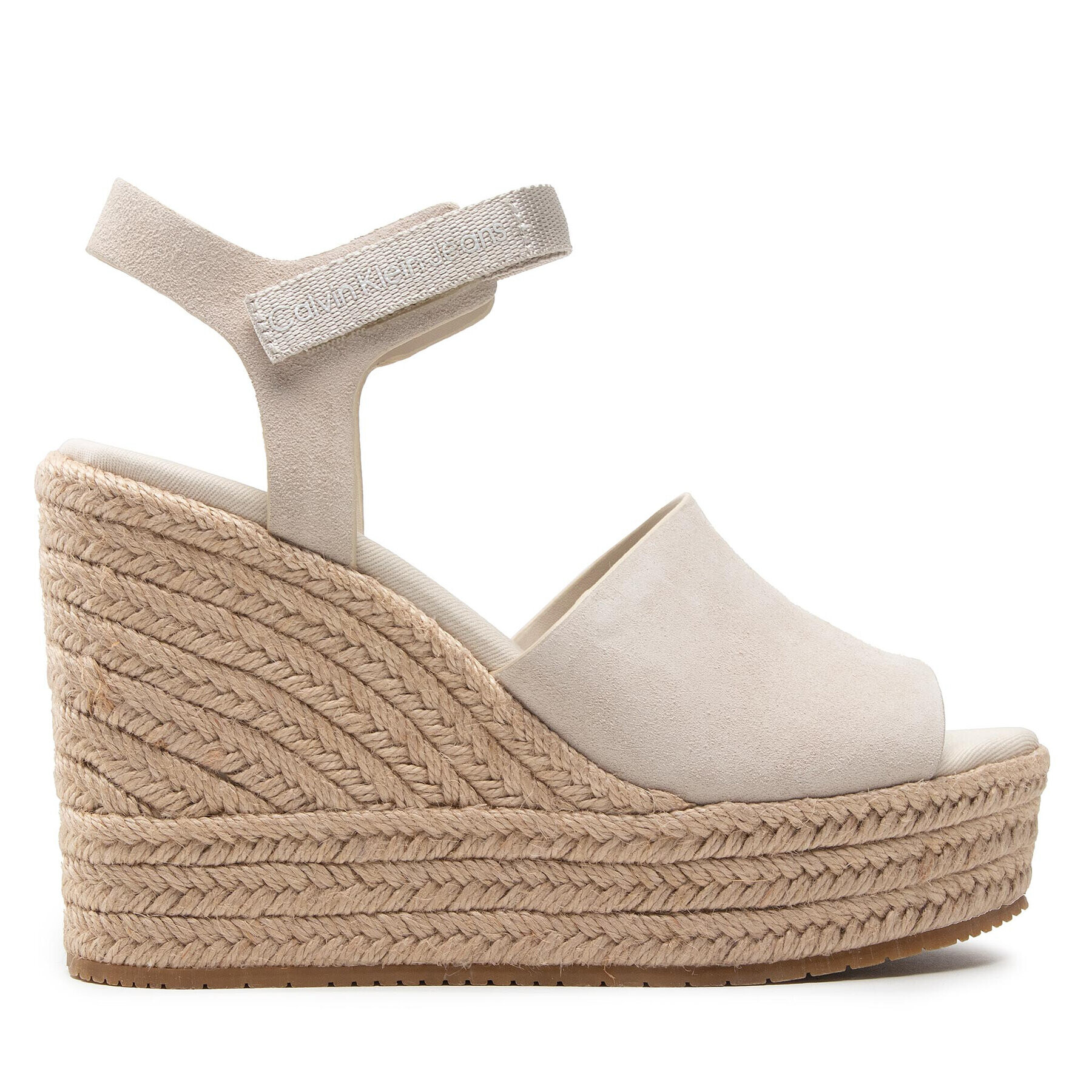 Calvin Klein Jeans Espadrilky Wedge Sandal Ankle Clip Su YW0YW00571 Béžová - Pepit.sk