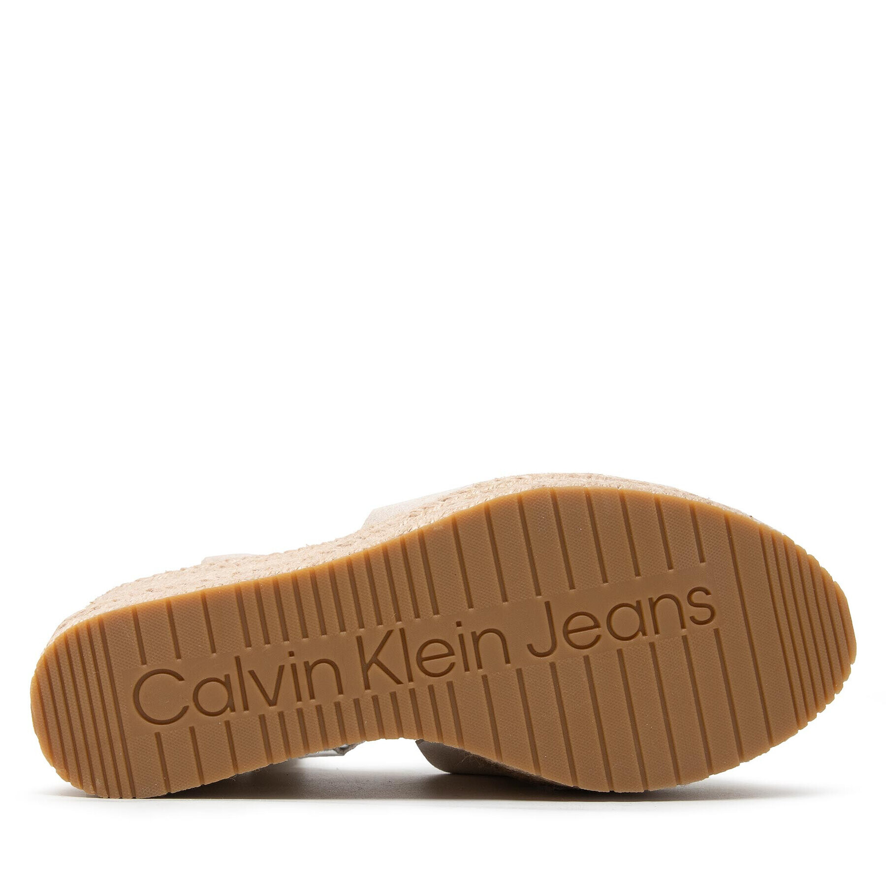 Calvin Klein Jeans Espadrilky Wedge Sandal Ankle Clip Su YW0YW00571 Béžová - Pepit.sk