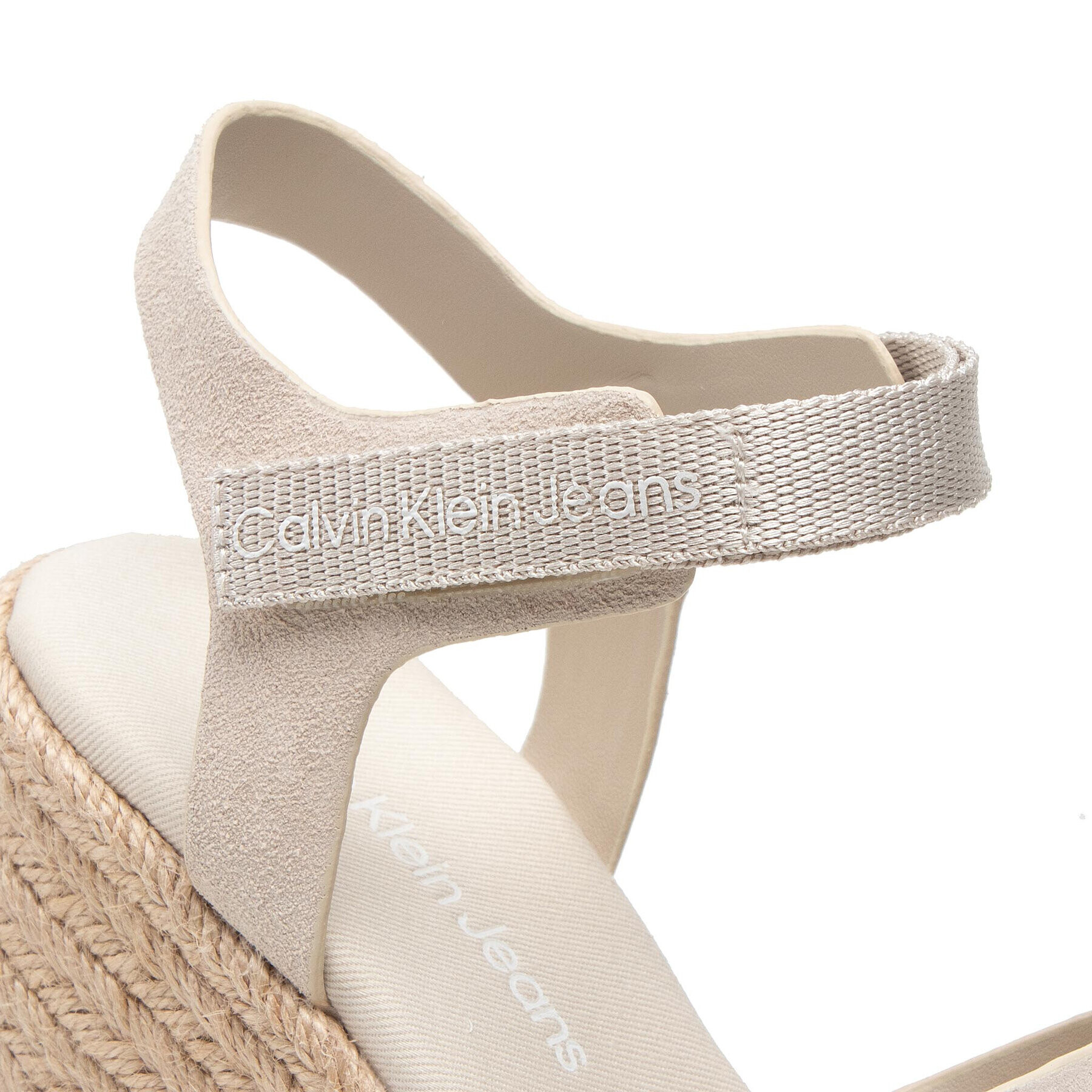 Calvin Klein Jeans Espadrilky Wedge Sandal Ankle Clip Su YW0YW00571 Béžová - Pepit.sk