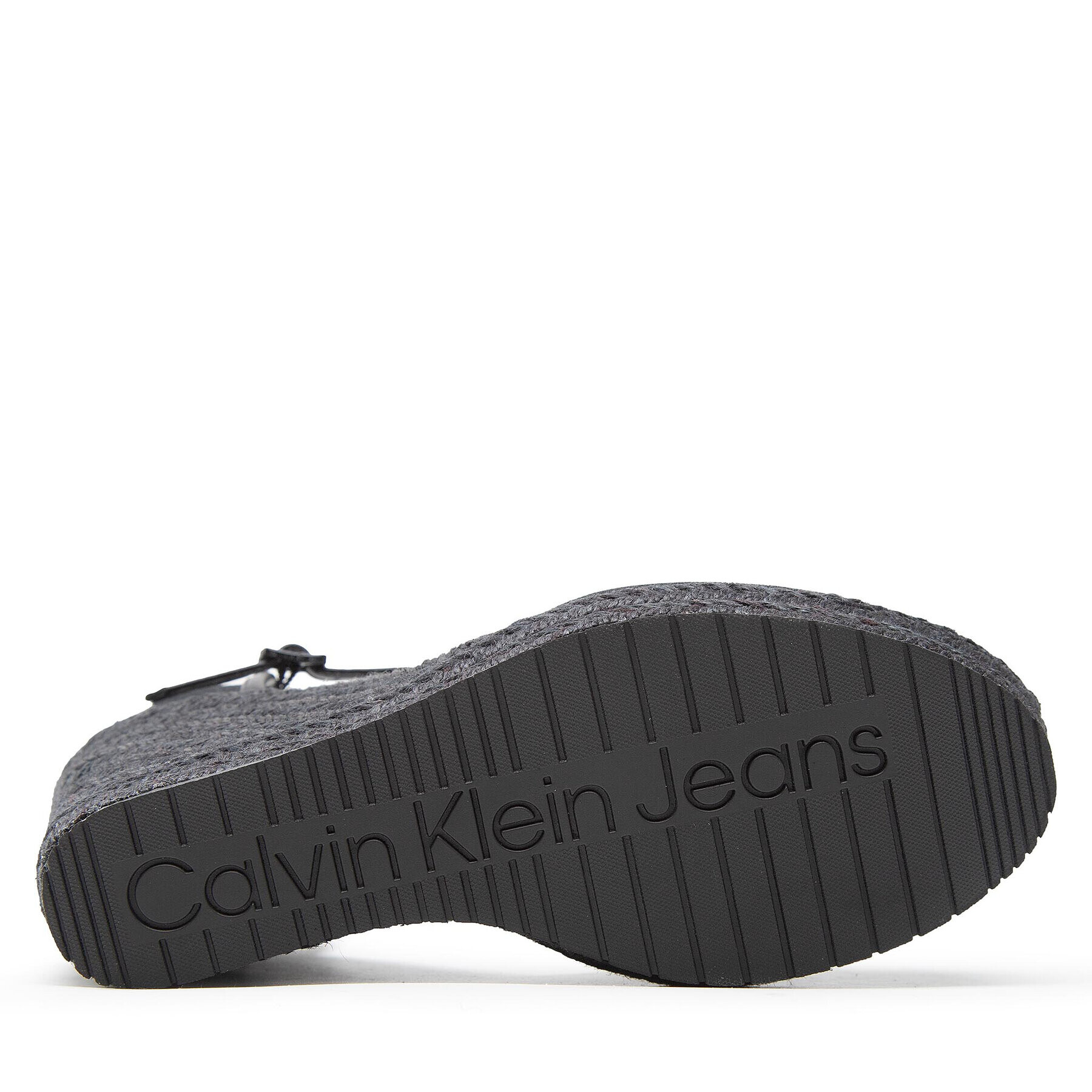 Calvin Klein Jeans Espadrilky Wedge Sandal Close Toe Co YW0YW00569 Čierna - Pepit.sk