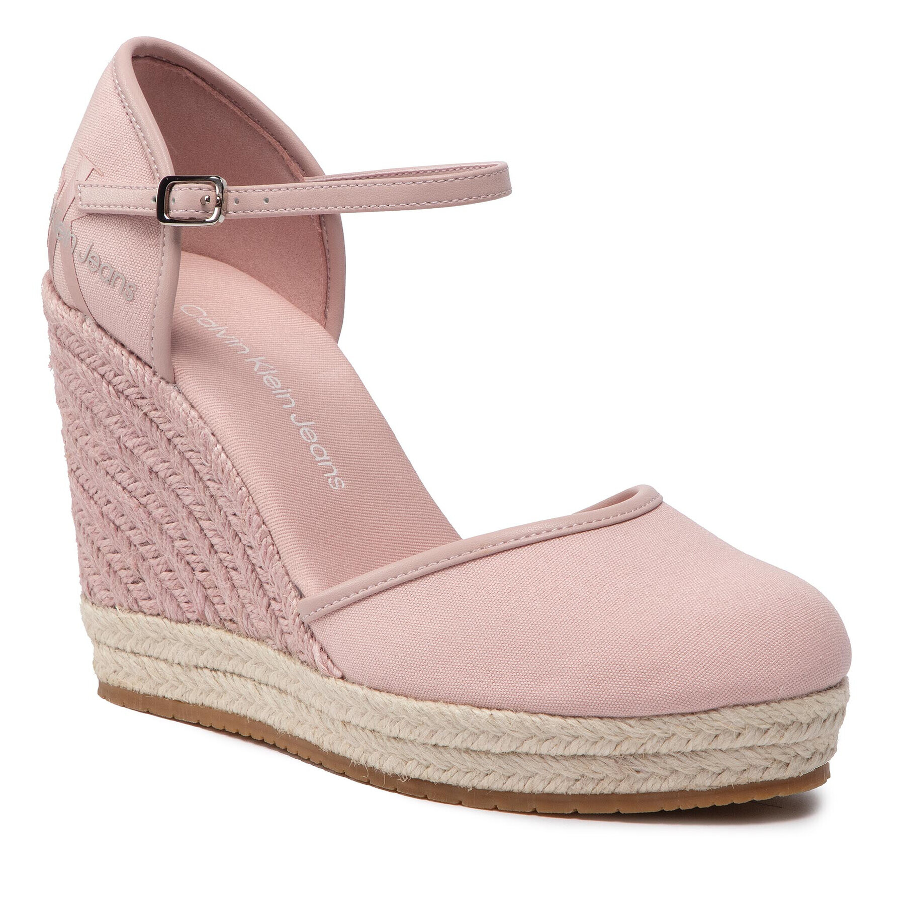 Calvin Klein Jeans Espadrilky Wedge Sandal Close Toe Co YW0YW00569 Ružová - Pepit.sk