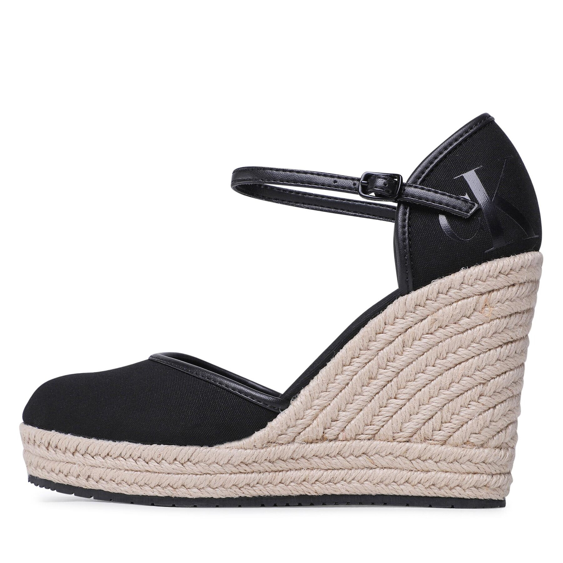 Calvin Klein Jeans Espadrilky Wedge Sandal Close Toe Ess YW0YW01194 Čierna - Pepit.sk